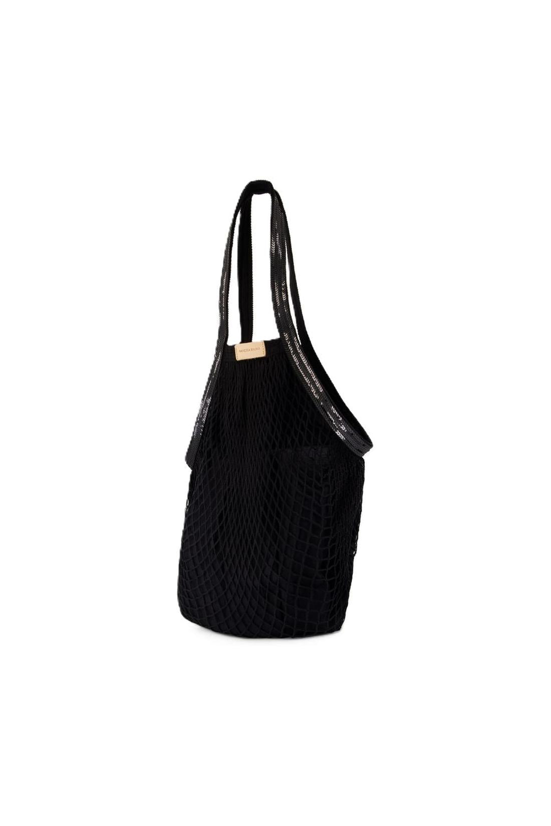 Schultertasche - Vanessa Bruno - Baumwolle - Schwarz