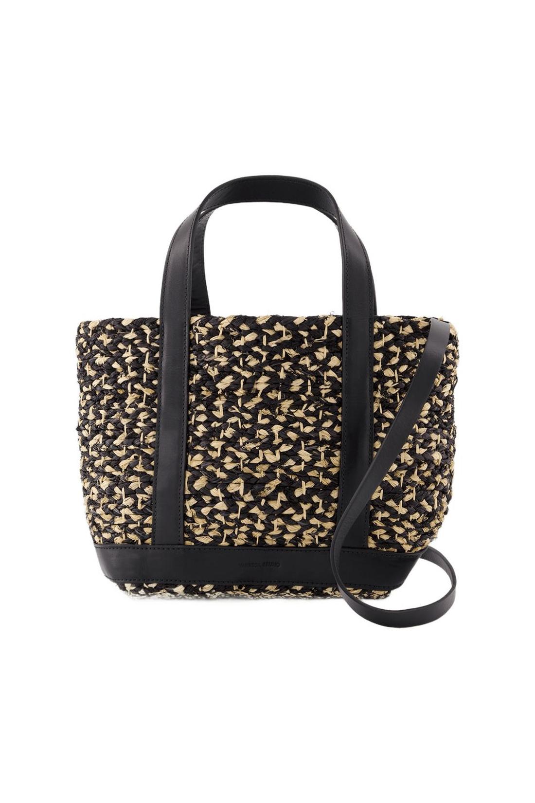 Einkaufstasche S - Vanessa Bruno - Raphia - Beige