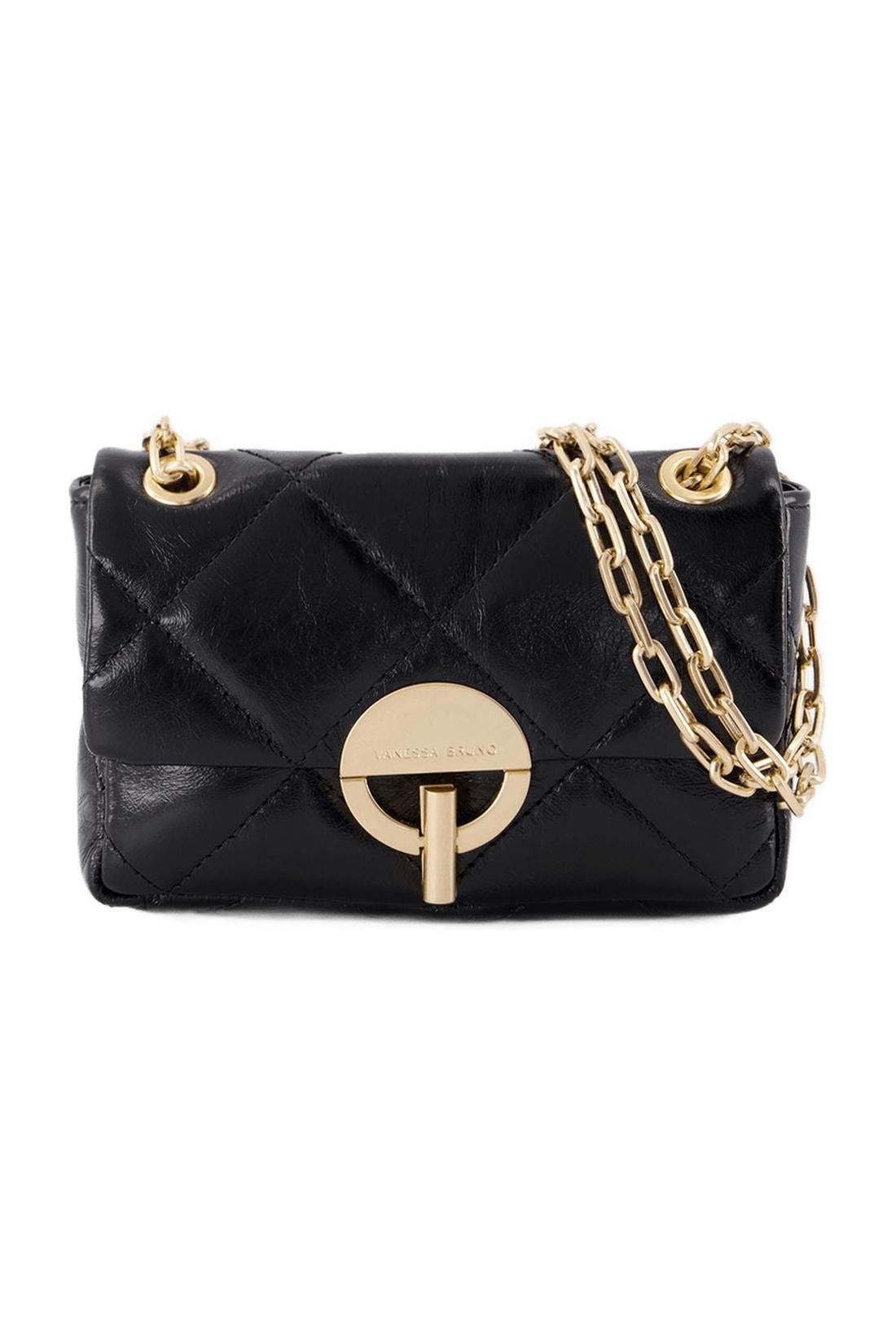 Nano Moon Handtasche - Vanessa Bruno - Leder - Schwarz-Taschen-Vanessa Bruno-One size-black-ARCHIVIST