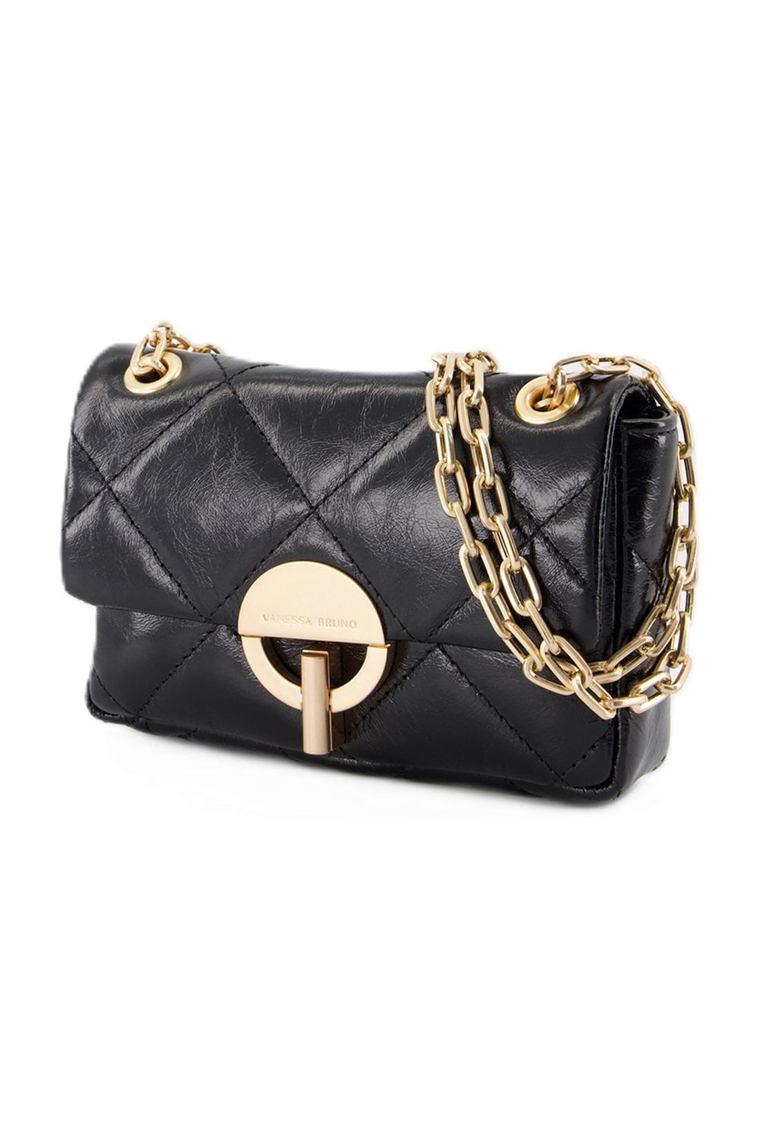 Nano Moon Handtasche - Vanessa Bruno - Leder - Schwarz-Taschen-Vanessa Bruno-ARCHIVIST