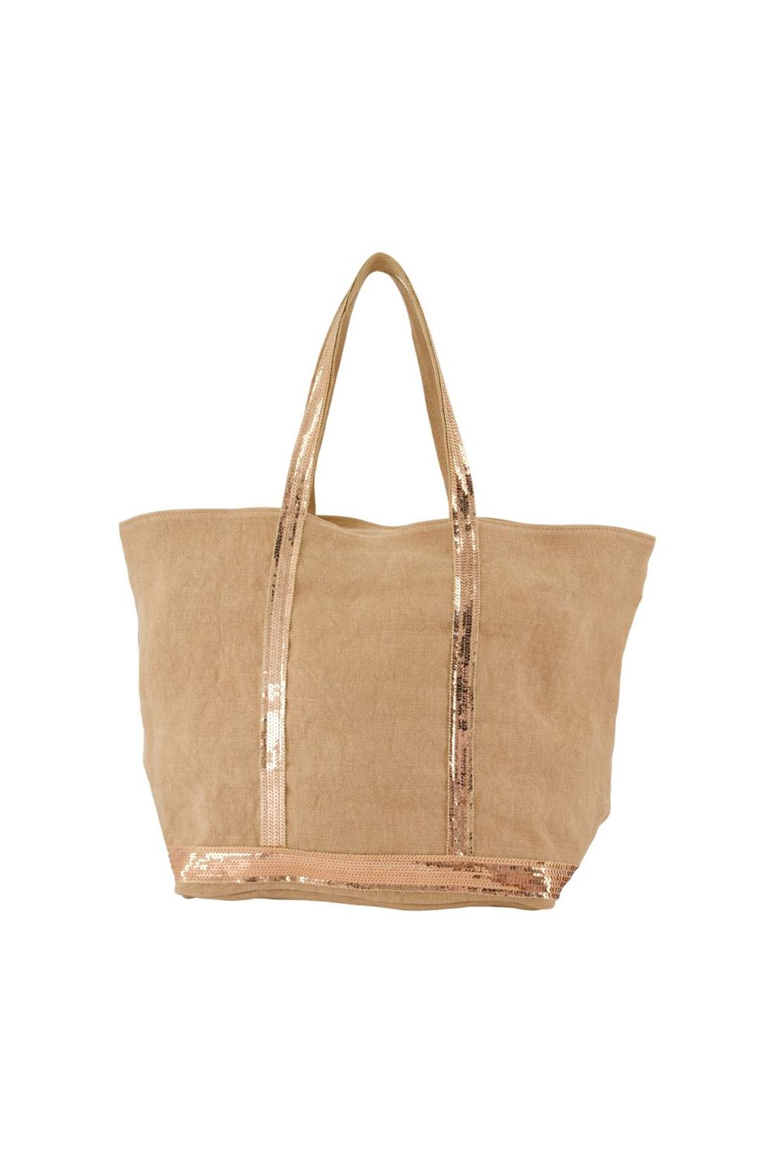 Vanessa Bruno-Cabas L Zippe - Vanessa Bruno - Leinen - Rosa-Taschen-Black-Deal-Outlet-by-ARCHIVIST