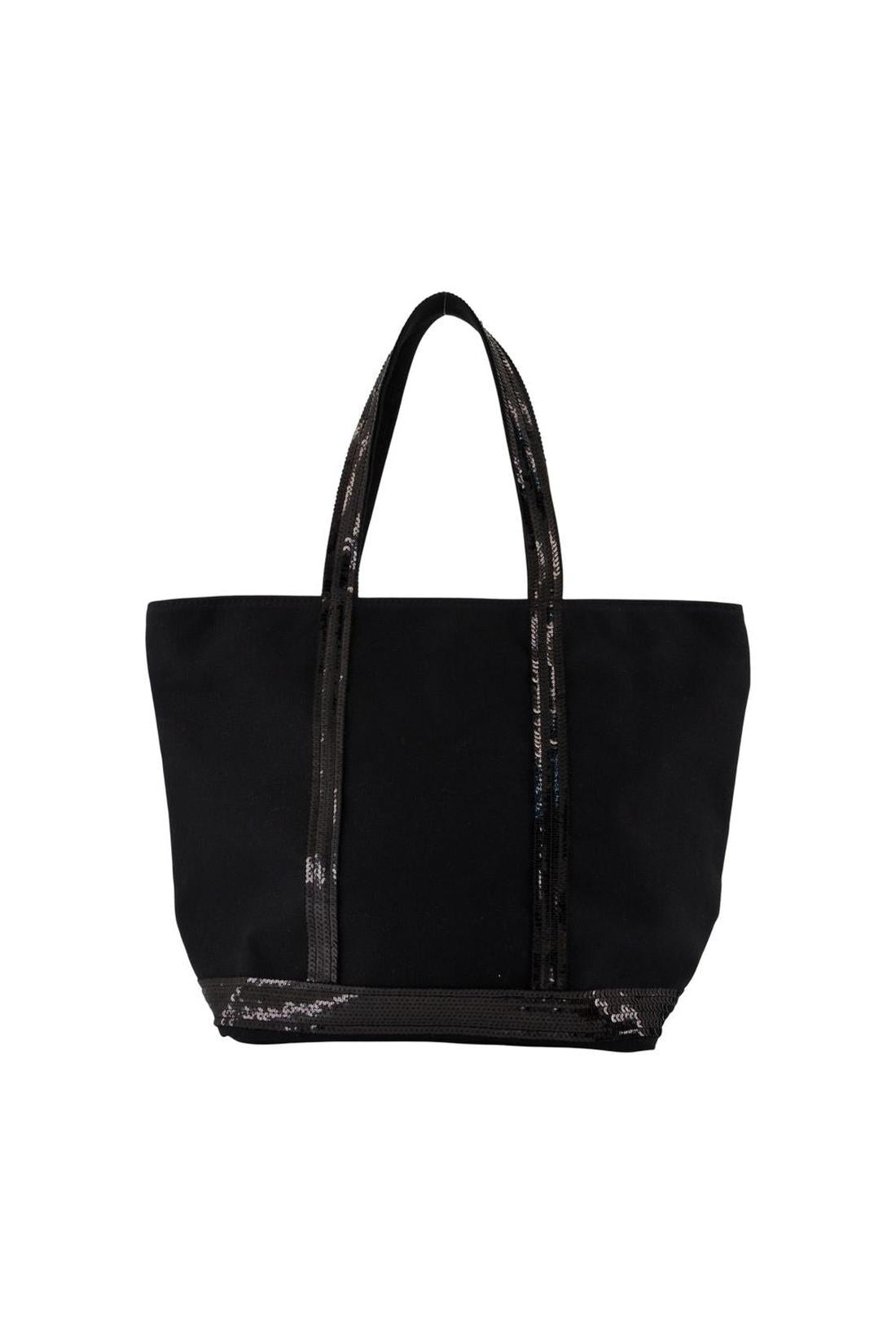 Vanessa Bruno-Cabas M Zipper - Vanessa Bruno - Baumwolle - Schwarz-Taschen-Black-Deal-Outlet-by-ARCHIVIST