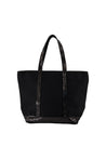 Vanessa Bruno-Cabas M Zipper - Vanessa Bruno - Baumwolle - Schwarz-Taschen-Black-Deal-Outlet-by-ARCHIVIST