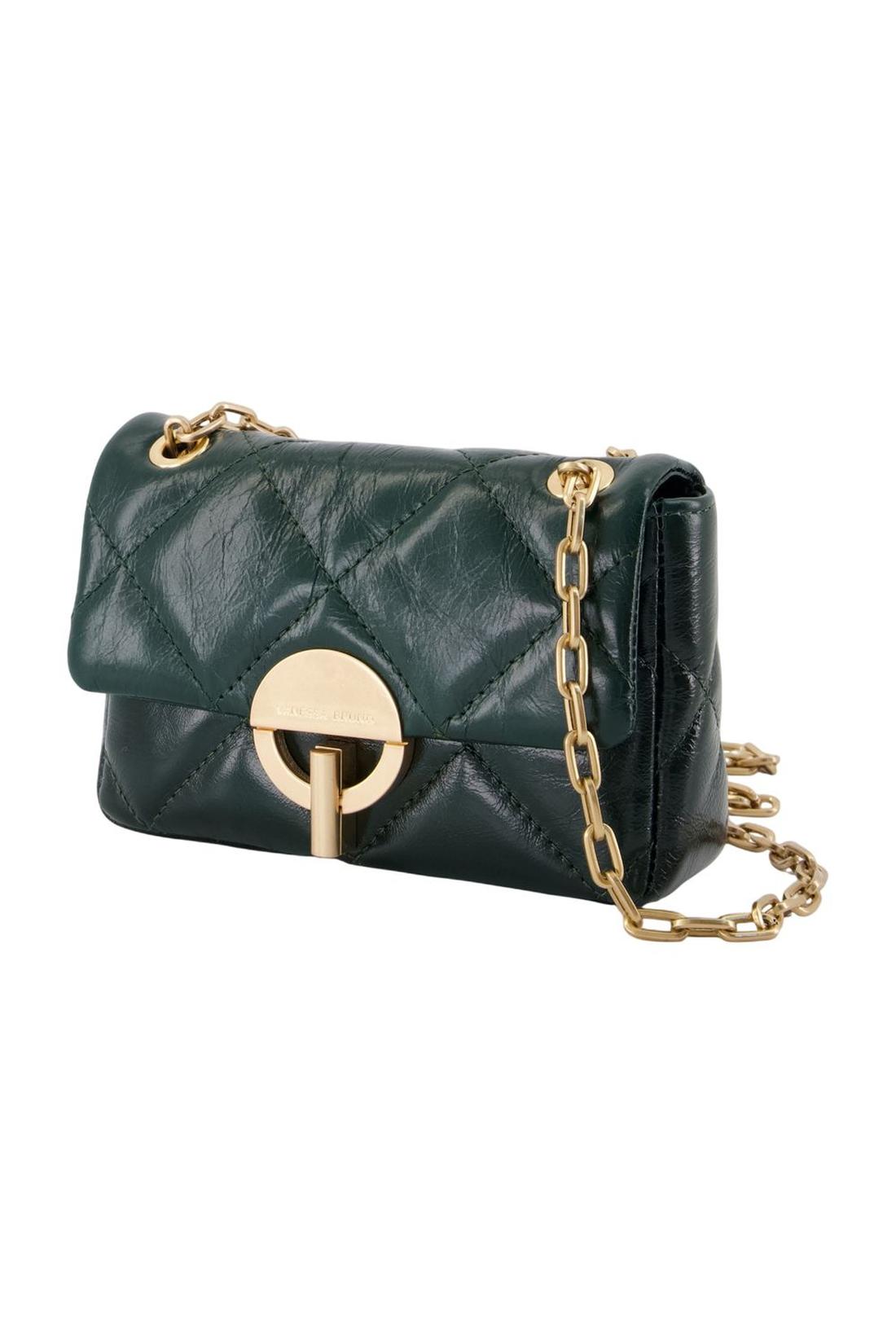 Vanessa Bruno-Wallet On Chain Nano Moon - Vanessa Bruno - Leder - Grün-Taschen-Black-Deal-Outlet-by-ARCHIVIST