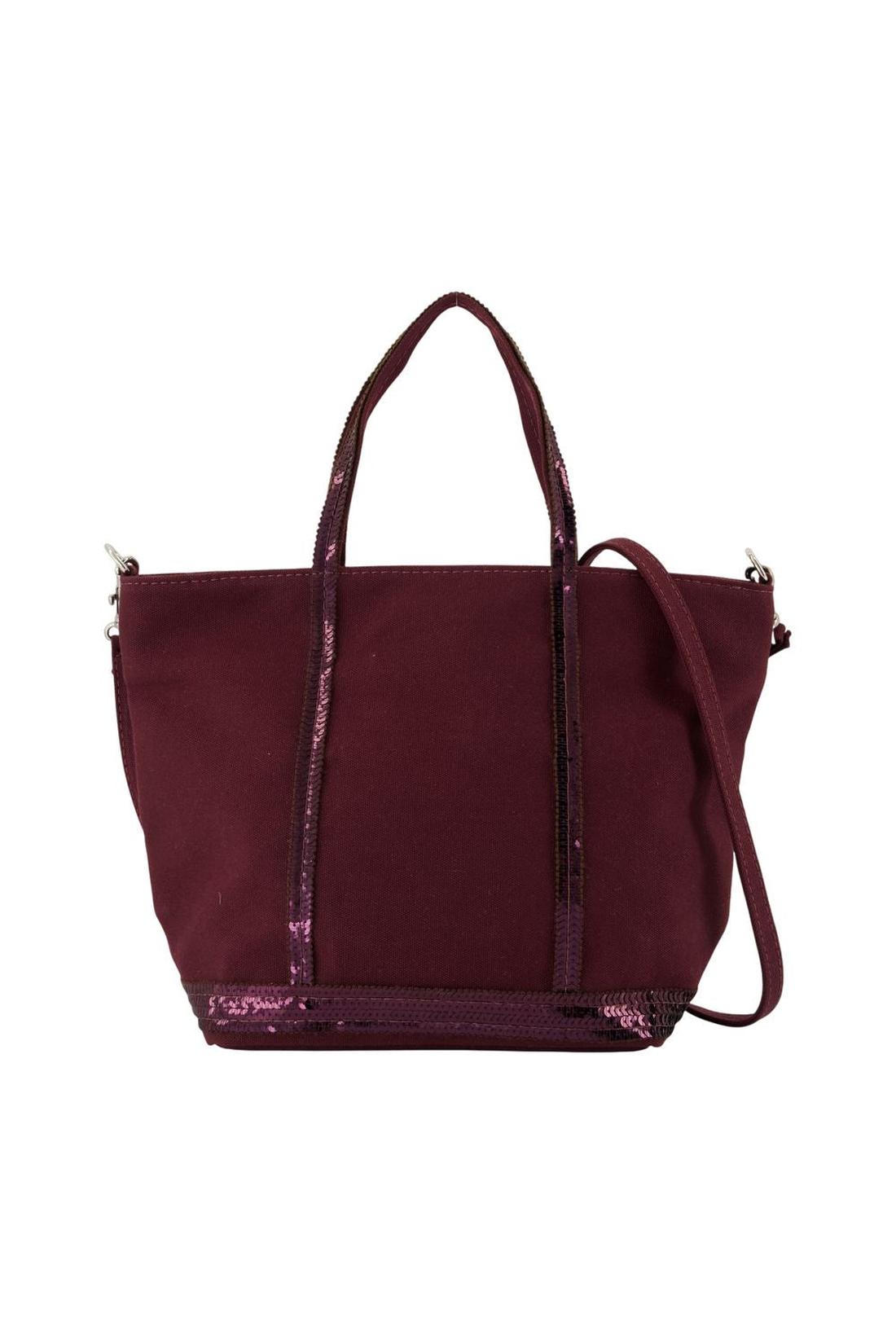 Vanessa Bruno-Einkaufstasche S - Vanessa Bruno - Baumwolle - Violett-Taschen-Black-Deal-Outlet-by-ARCHIVIST