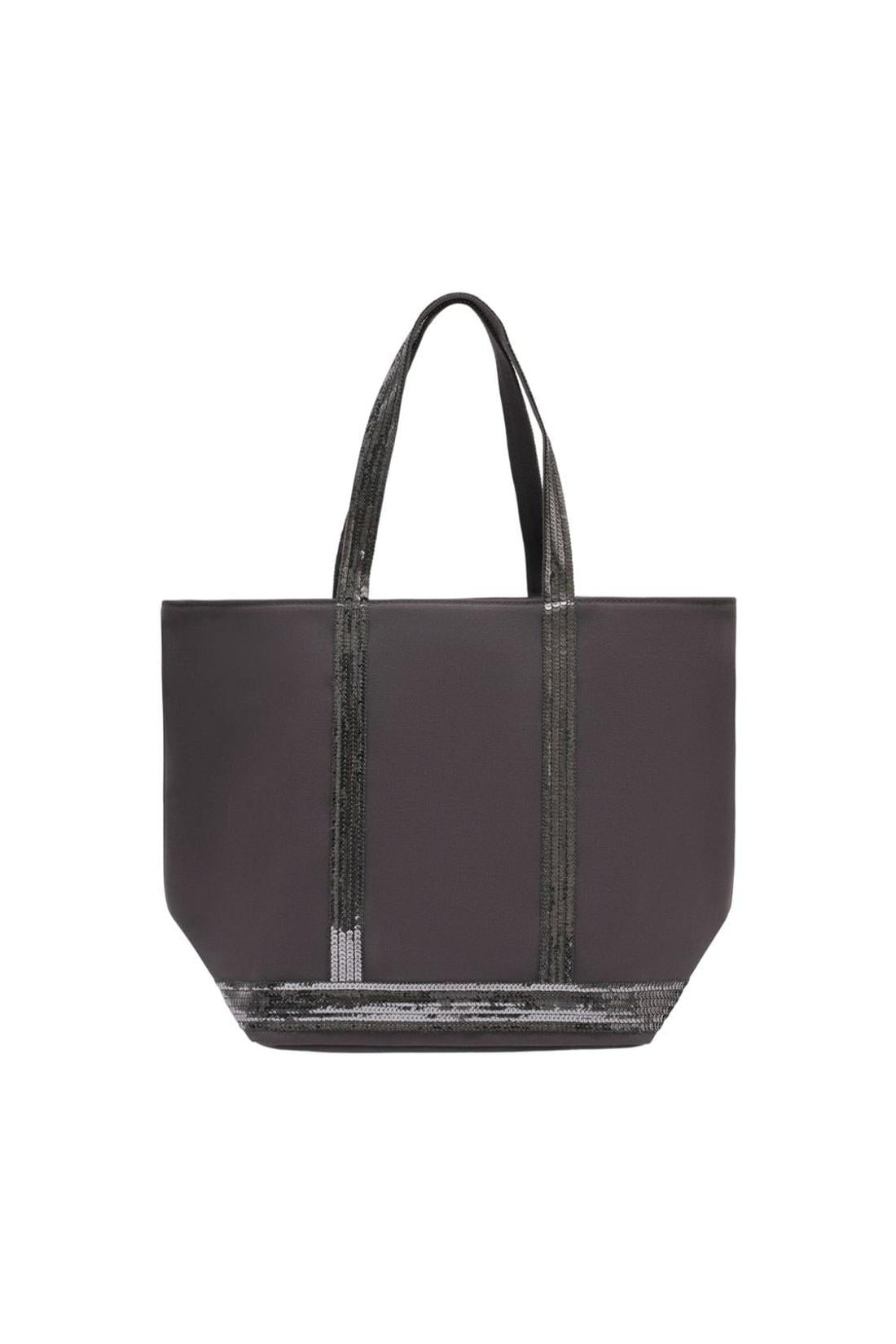 Einkaufstasche M - Vanessa Bruno - Baumwolle - Grau