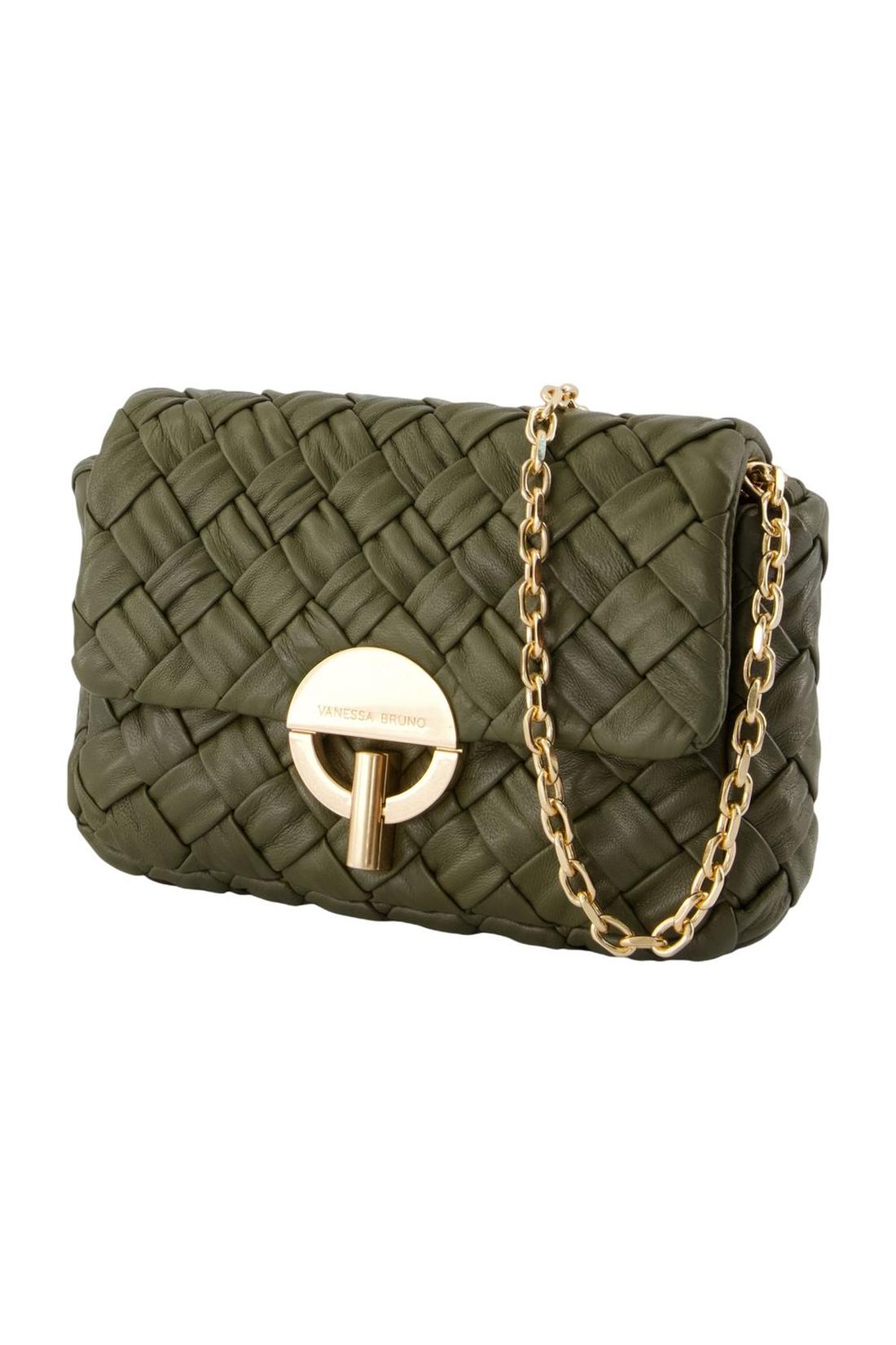 Vanessa Bruno-Nano Moon Schultertasche - Vanessa Bruno - Leder - Braun-Taschen-Black-Deal-Outlet-by-ARCHIVIST