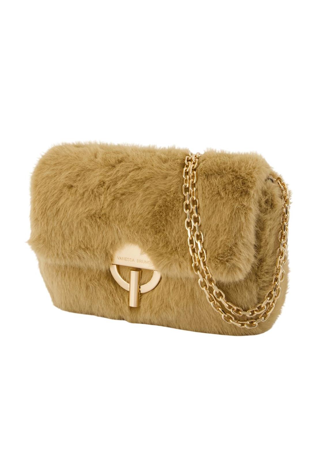 Vanessa Bruno-Moon Medium Schultertasche - Vanessa Bruno - Synthetik - Beige-Taschen-Black-Deal-Outlet-by-ARCHIVIST