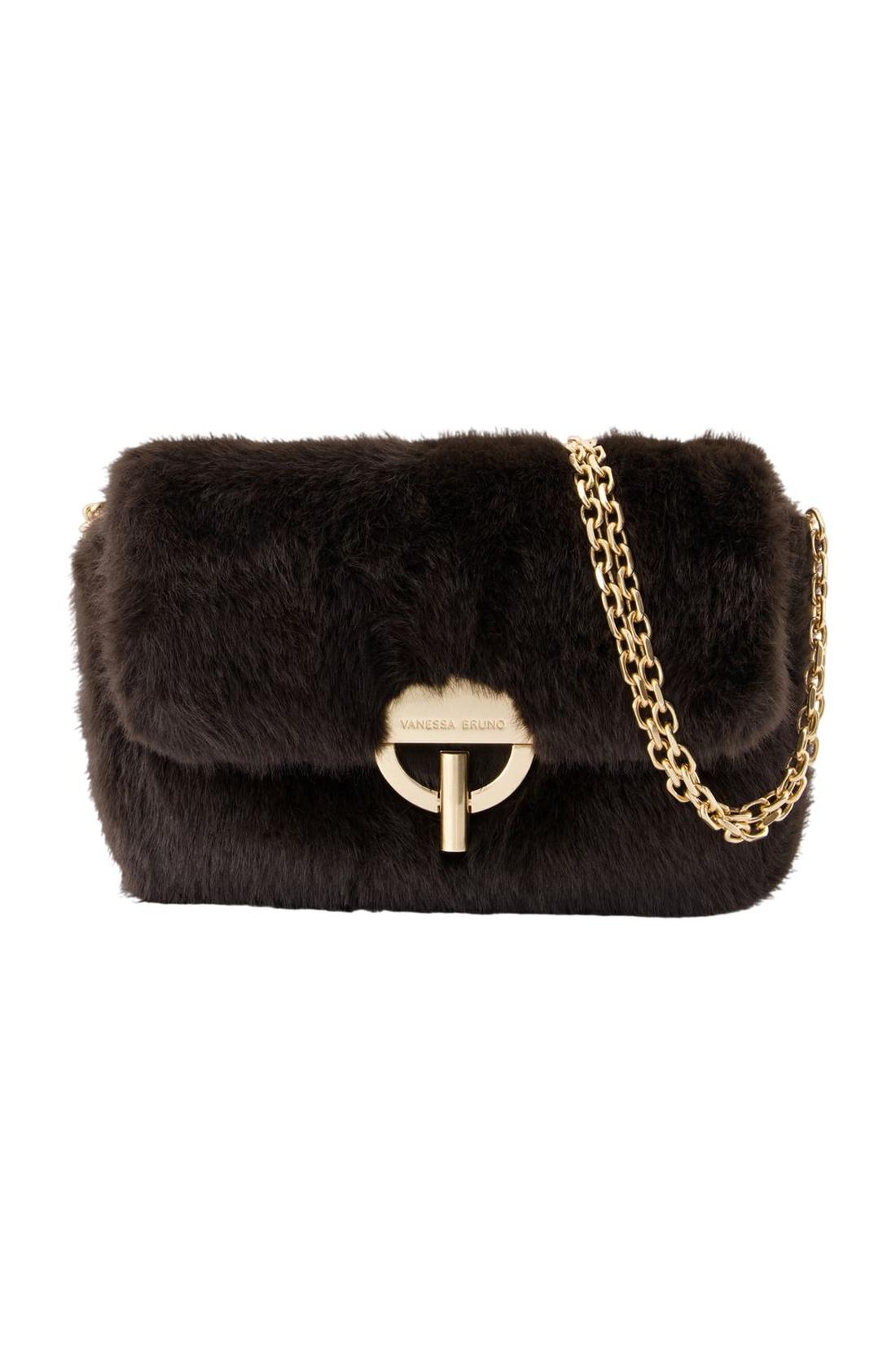 Vanessa Bruno-Moon Medium Schultertasche - Vanessa Bruno - Synthetik - Braun-Taschen-Black-Deal-Outlet-by-ARCHIVIST