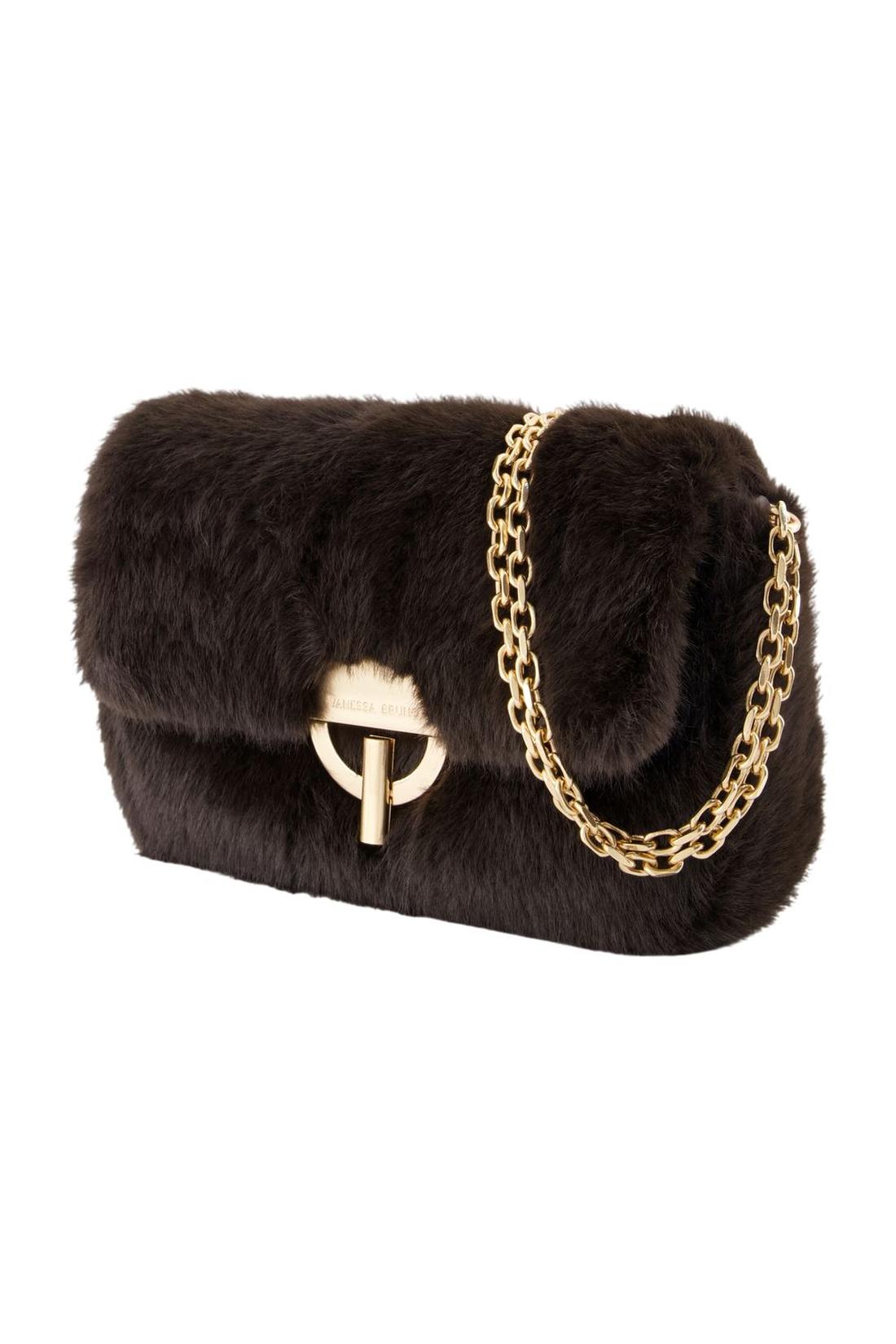 Vanessa Bruno-Moon Medium Schultertasche - Vanessa Bruno - Synthetik - Braun-Taschen-Black-Deal-Outlet-by-ARCHIVIST