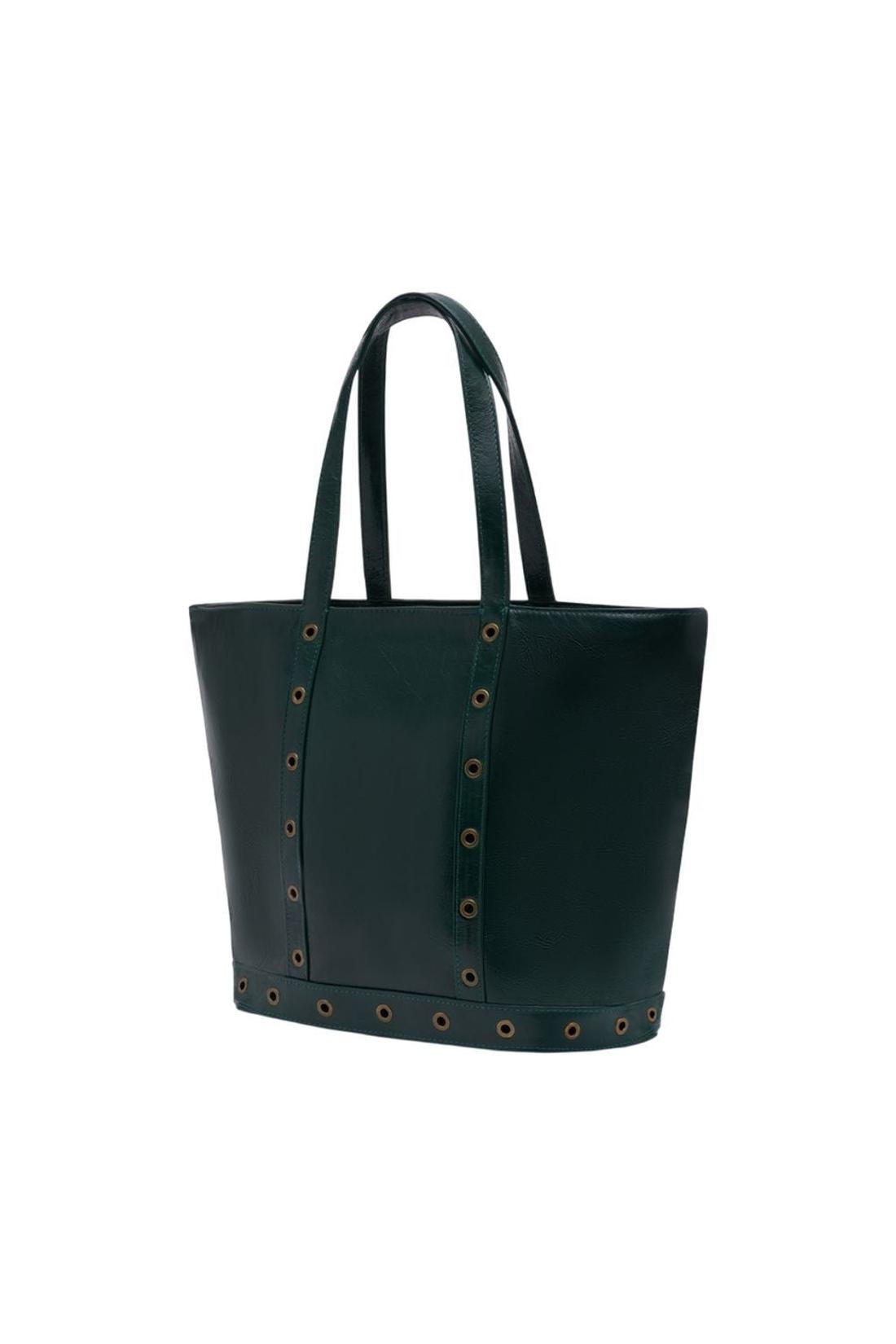 Vanessa Bruno-Cabas M Zippe - Vanessa Bruno - Leder - Grün-Taschen-Black-Deal-Outlet-by-ARCHIVIST