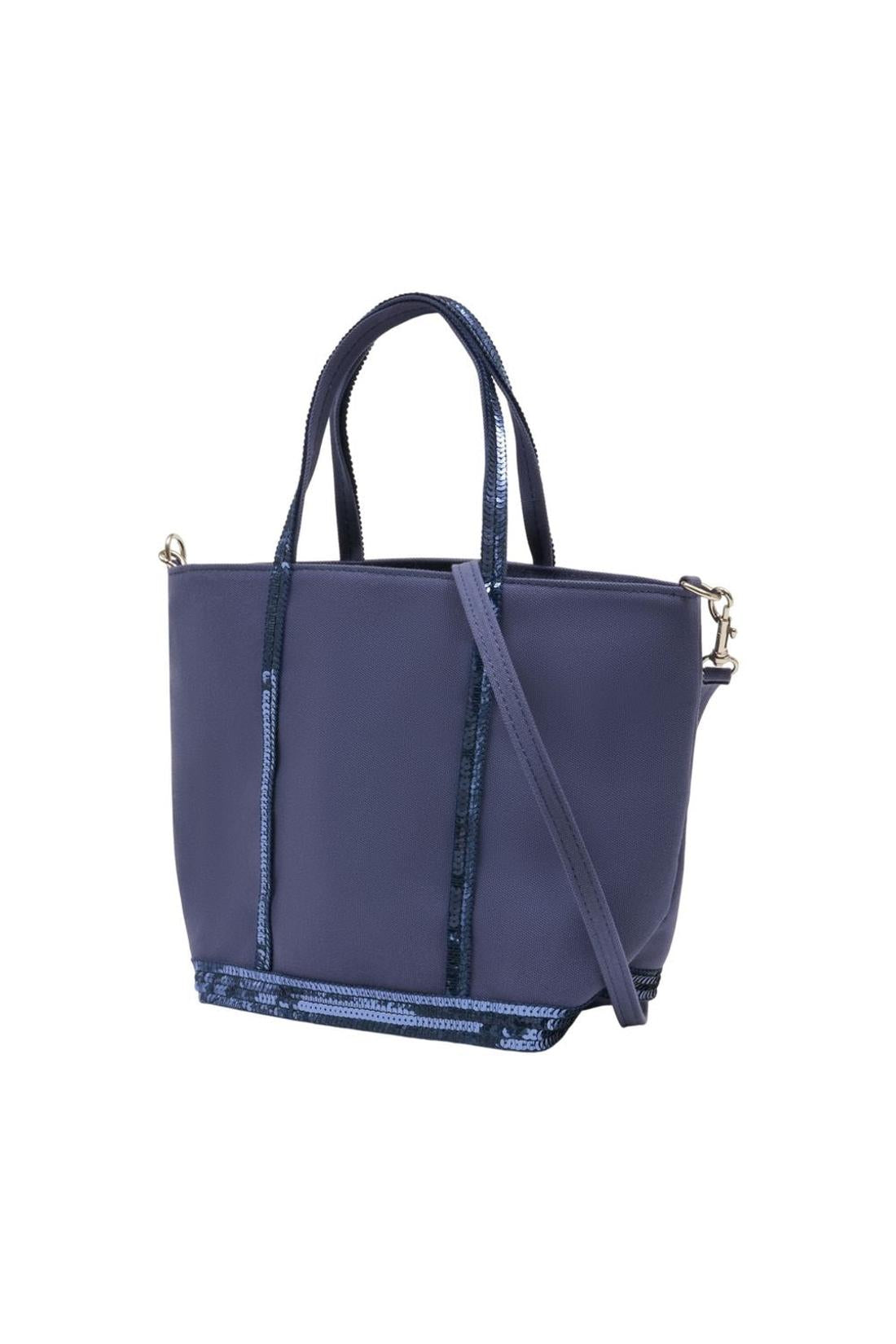 Einkaufstasche S - Vanessa Bruno - Baumwolle - Blau-Taschen-Vanessa Bruno-ARCHIVIST