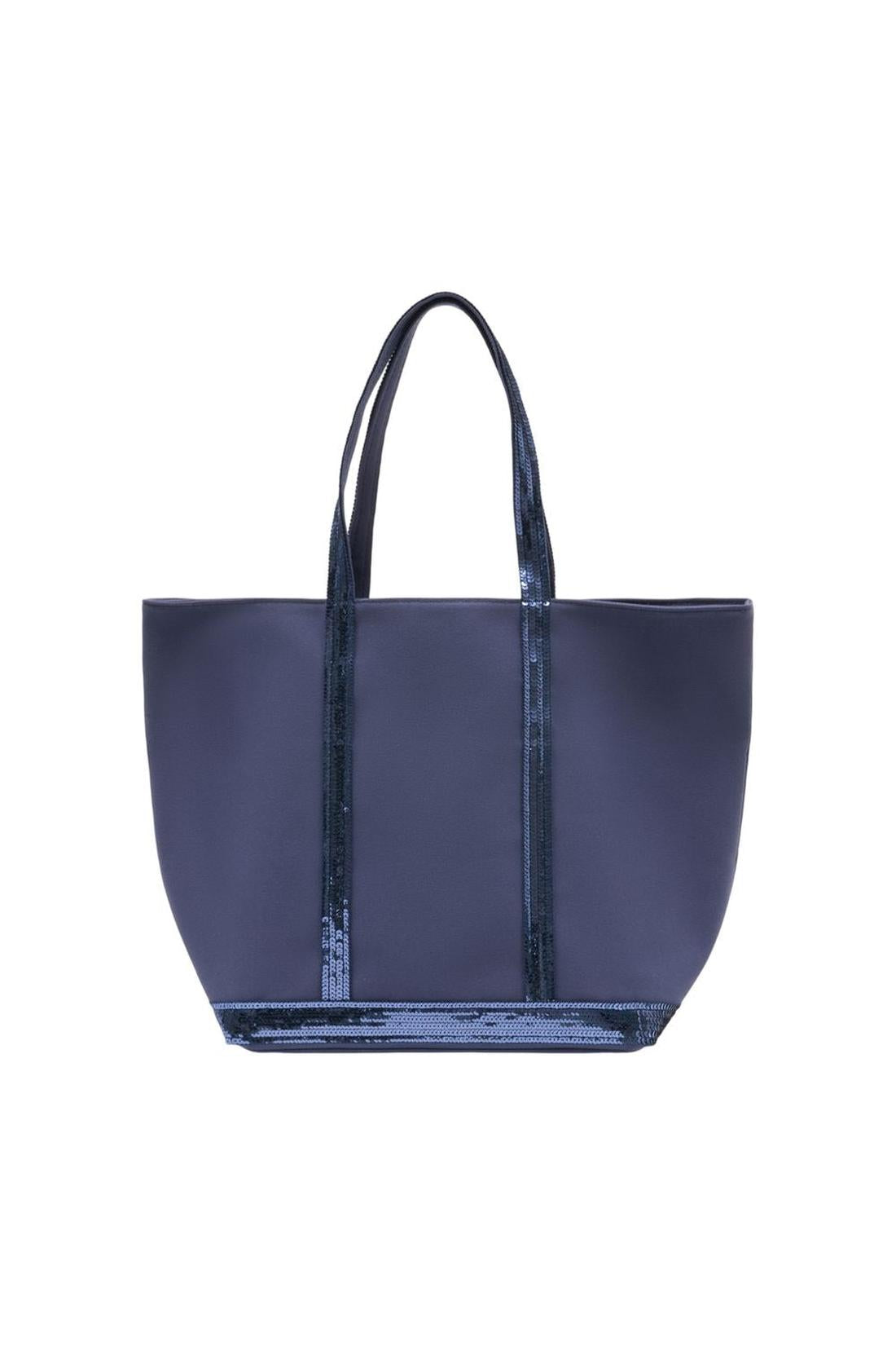 Einkaufstasche L - Vanessa Bruno - Baumwolle - Blau