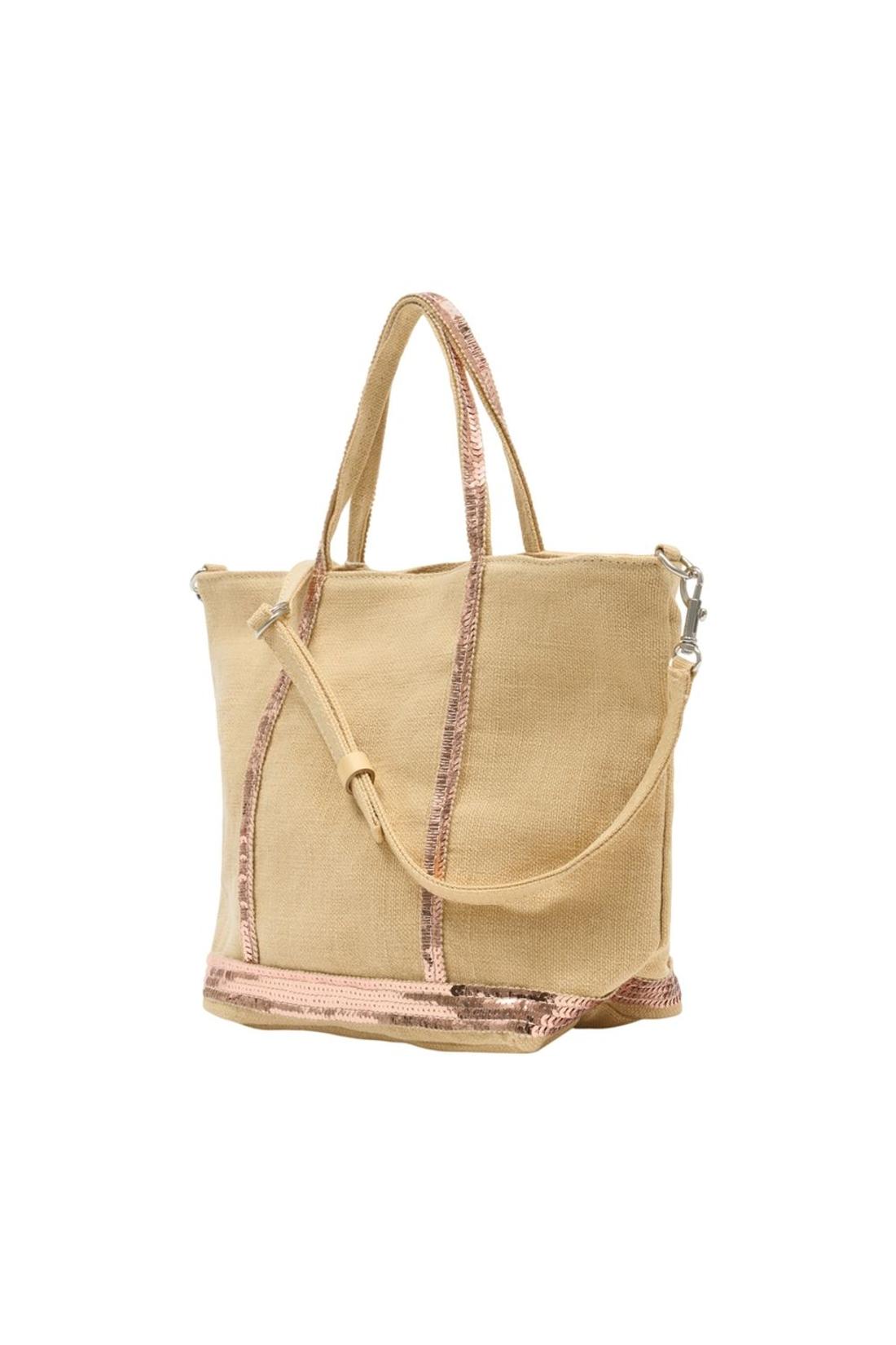 Einkaufstasche S - Vanessa Bruno - Leinen - Beige