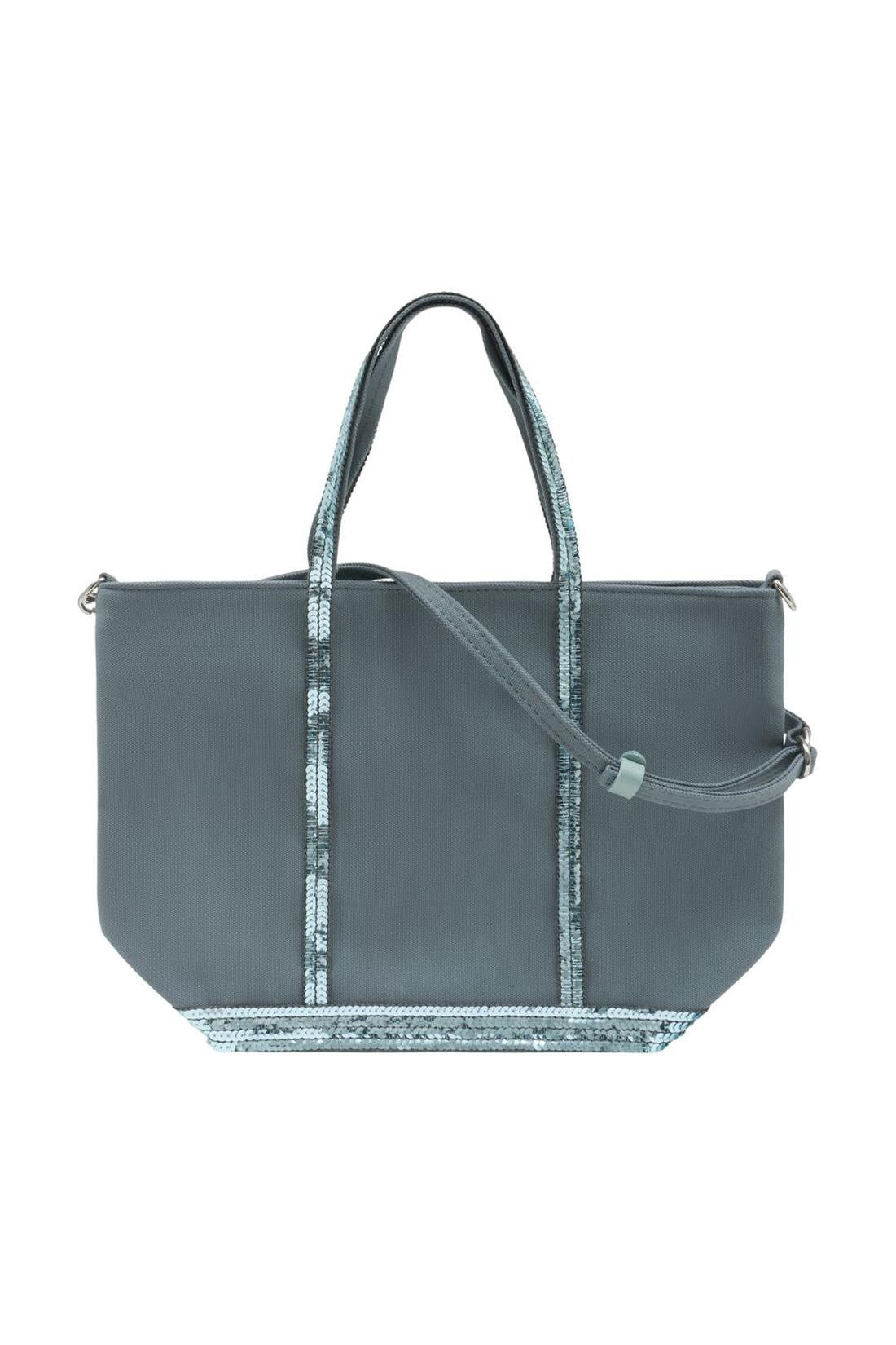 Einkaufstasche S - Vanessa Bruno - Baumwolle - Blau-Taschen-Vanessa Bruno-One size-blue-ARCHIVIST