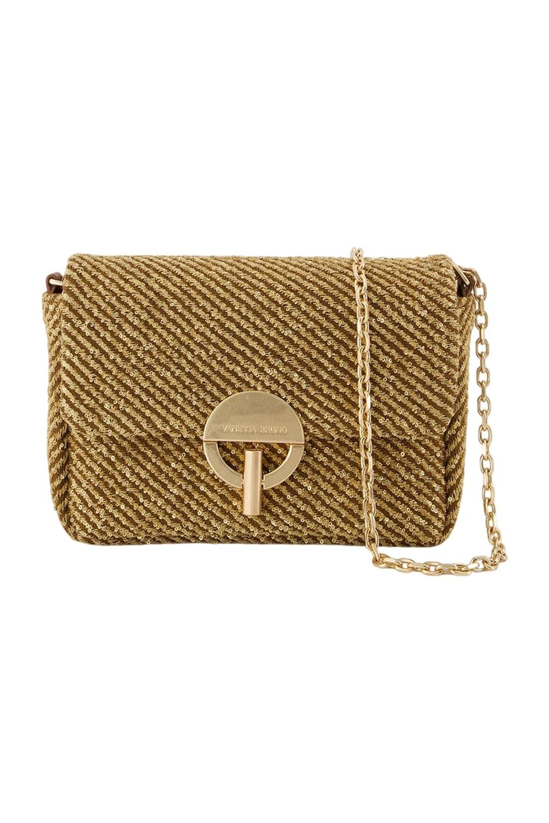 Moon Medium Schultertasche - Vanessa Bruno - Wolle - Beige
