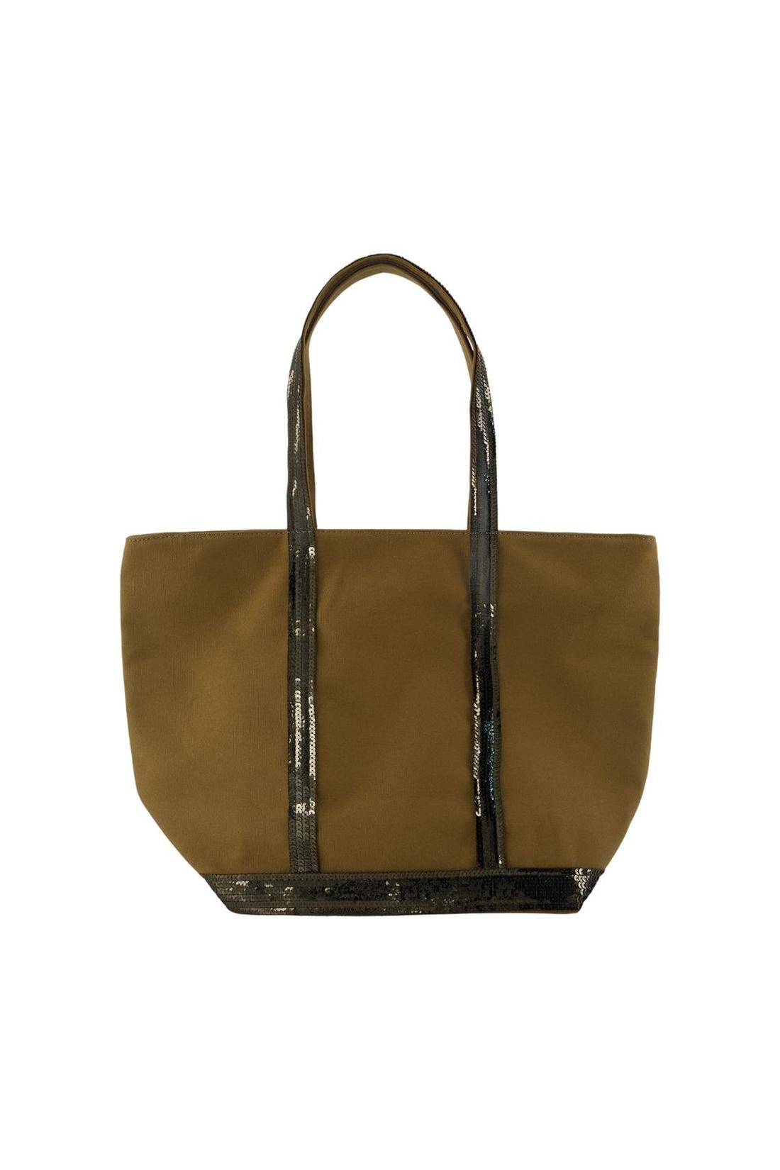 Einkaufstasche M – „ Vanessa Bruno “ – Baumwolle – Khaki