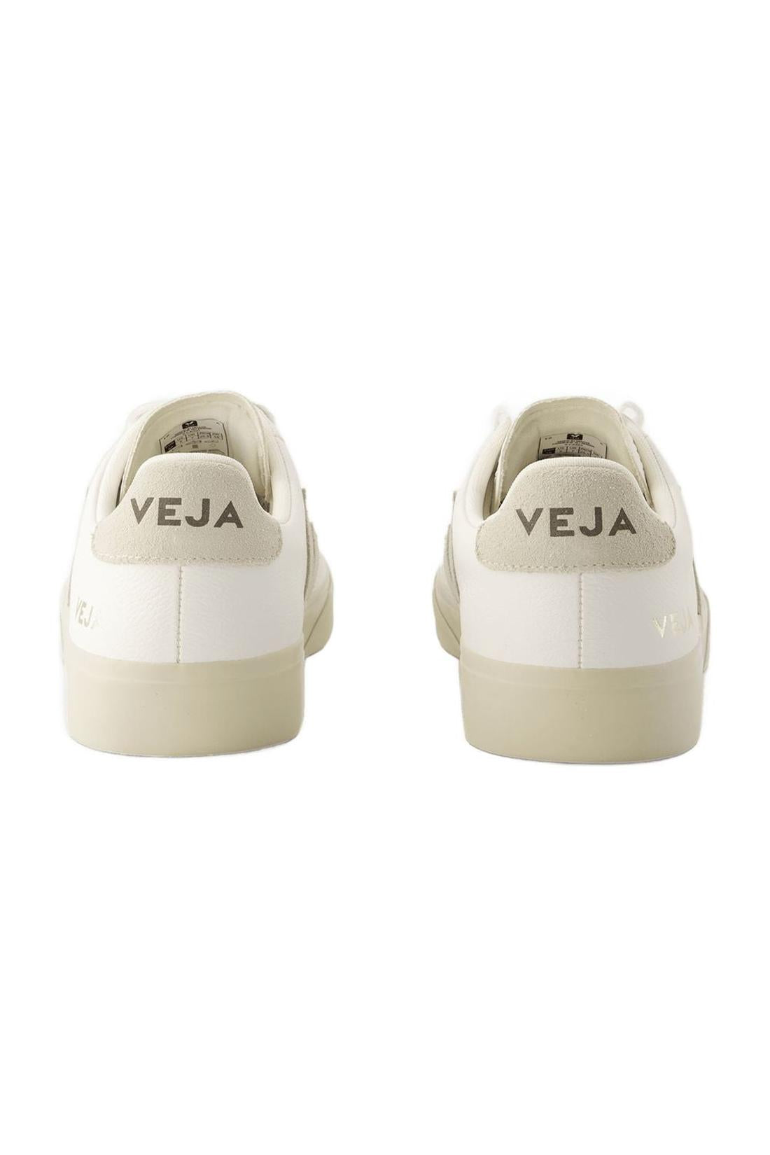 Veja-Campo Sneakers - Veja - Leder - Weiß Wildleder-Sneaker-Black-Deal-Outlet-by-ARCHIVIST