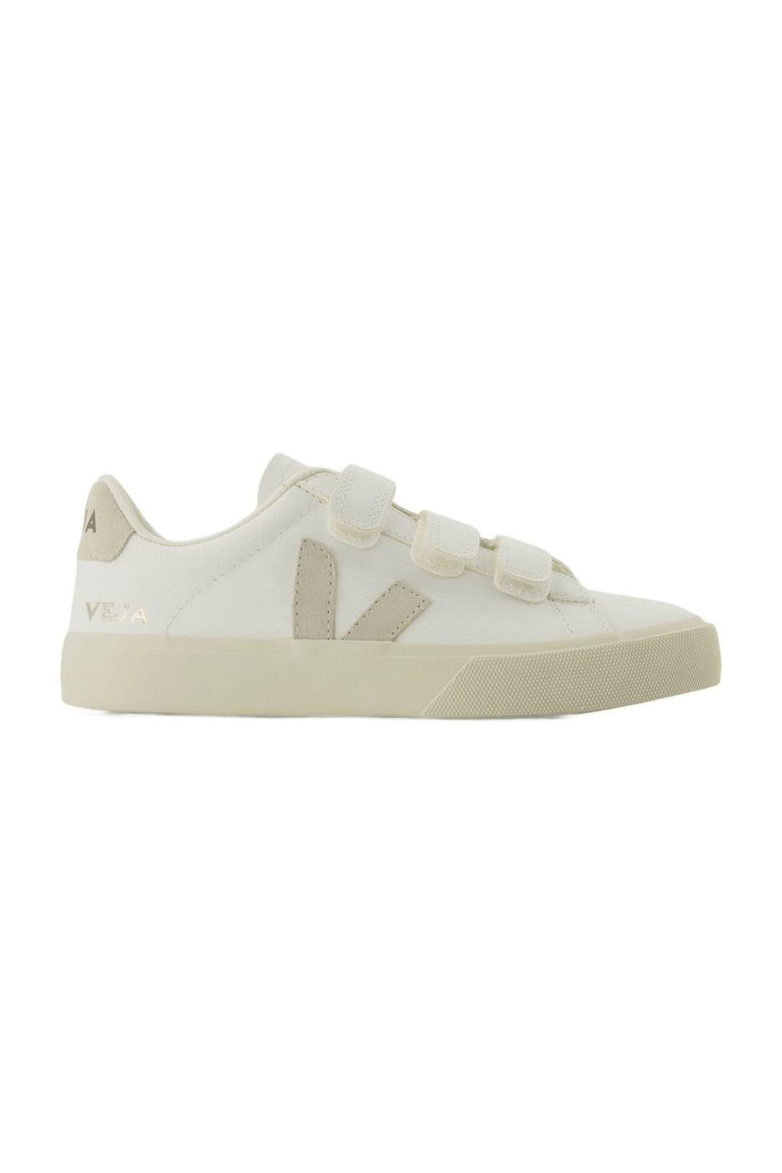 Recife Logo Sneakers - Veja - White/Beige - Leather