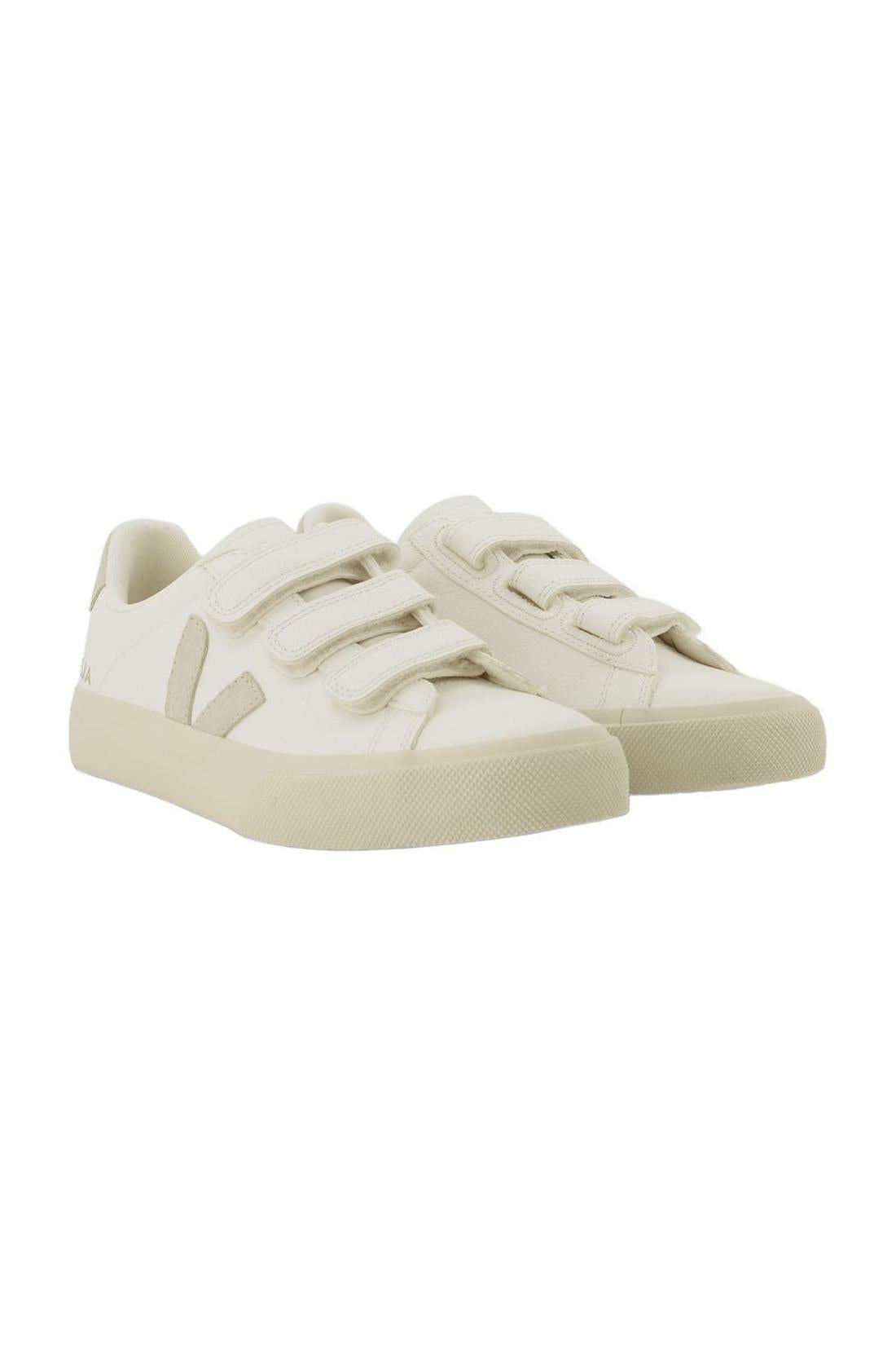 Recife Logo Sneakers - Veja - White/Beige - Leather