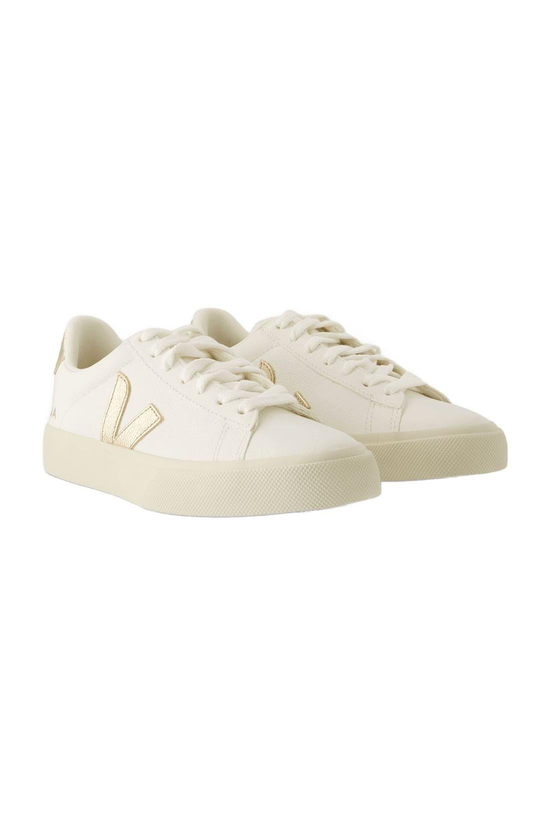 Campo Sneakers - Veja - Leder - Platinum Weiß