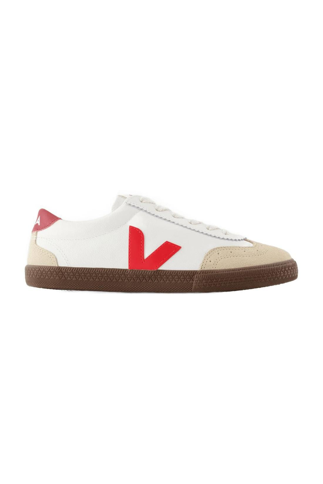 Volleyball Sneakers - Veja - Leder - Weiß