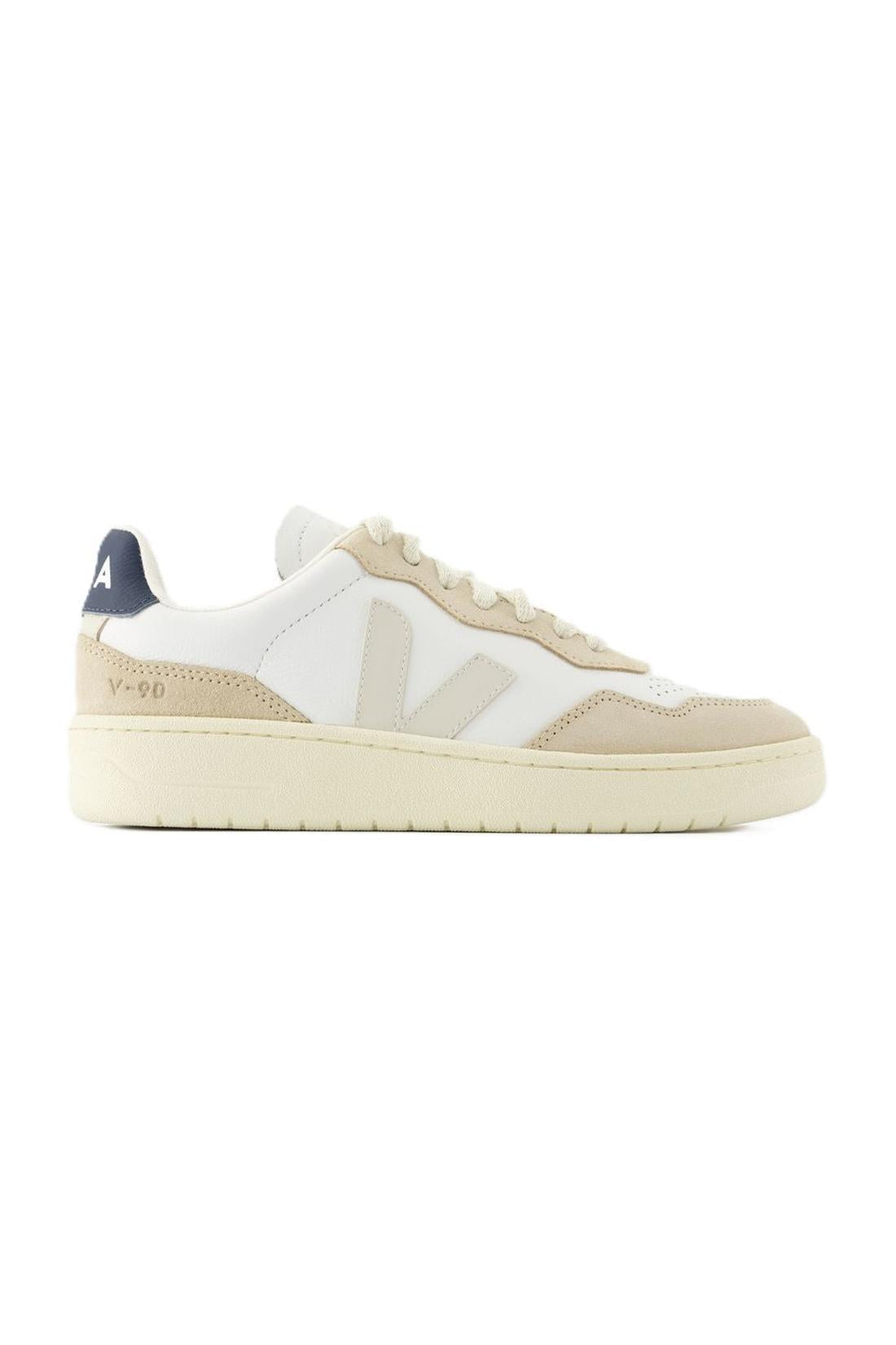 Sneakers V-90 - Veja - leather - stone white