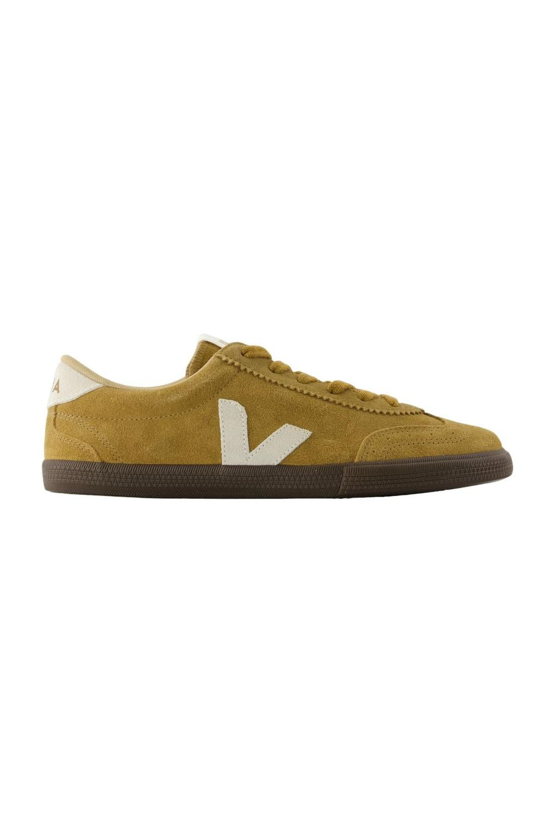 Veja-Volleyball Sneakers - Veja - Leder - Khaki-Sneaker-Black-Deal-Outlet-by-ARCHIVIST