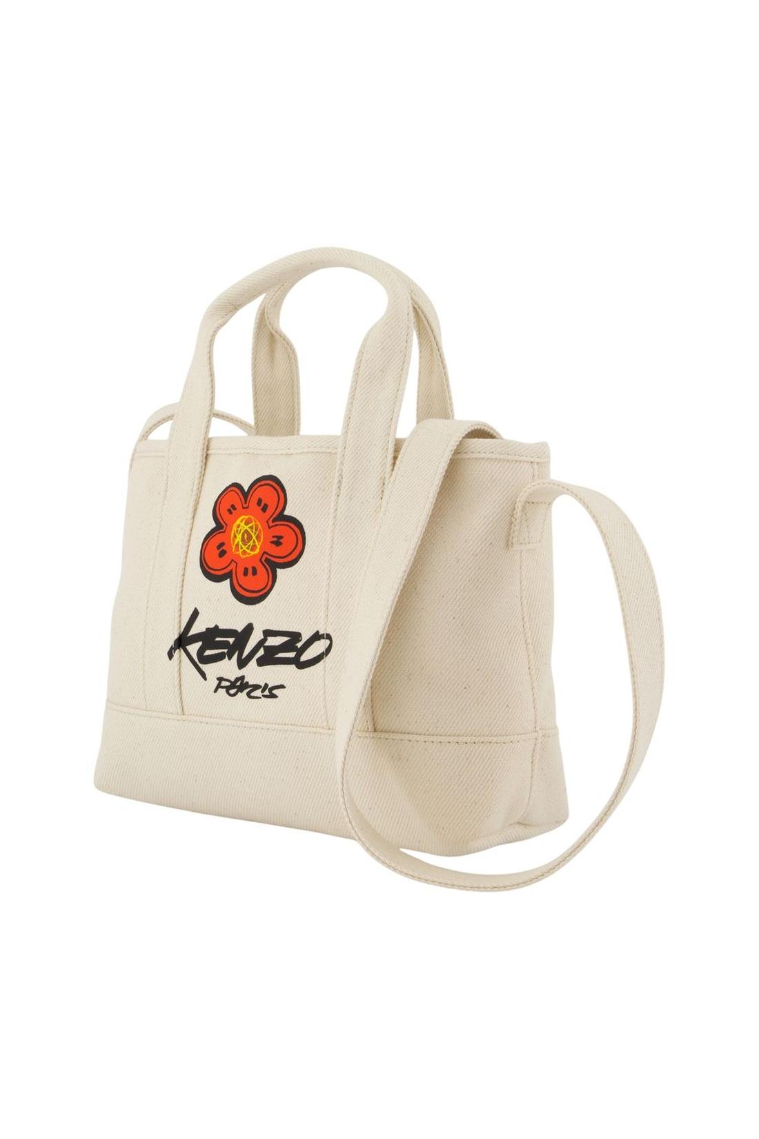 Kenzo-Einkaufstasche Small - Kenzo - Baumwolle - Weiß-Taschen-Black-Deal-Outlet-by-ARCHIVIST