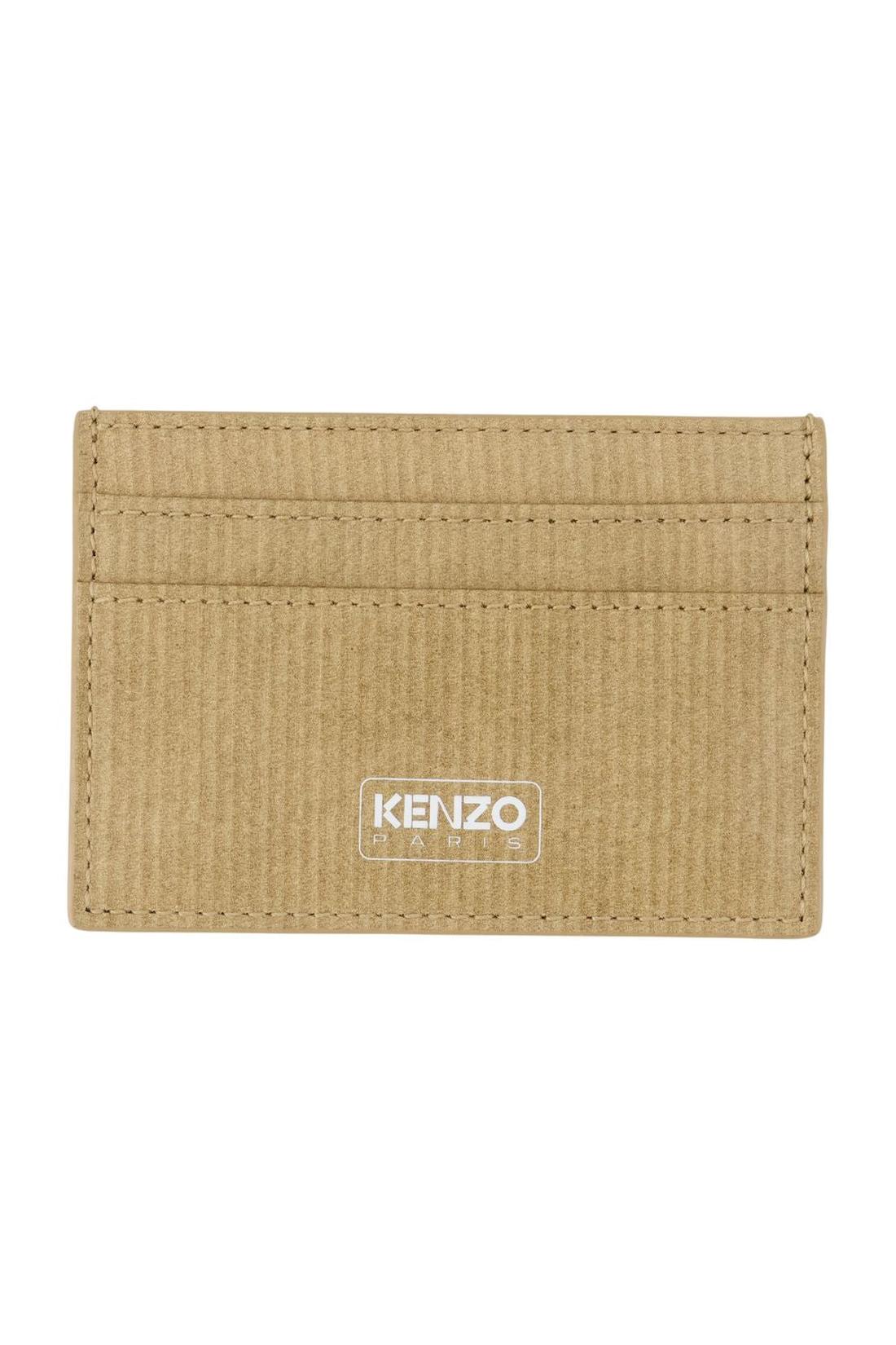 Kenzo-Kartenhalter - Kenzo - Leder - Beige-Outdoor-Black-Deal-Outlet-by-ARCHIVIST