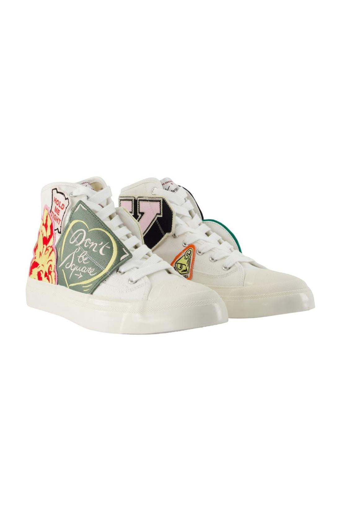Sneakers Hoshi High Top Vulcanized - Kenzo - Baumwolle - Multi-Sneaker-Kenzo-ARCHIVIST