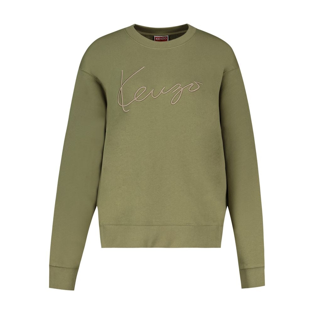 Sweatshirt Signature Classic – Kenzo – Baumwolle – Khaki