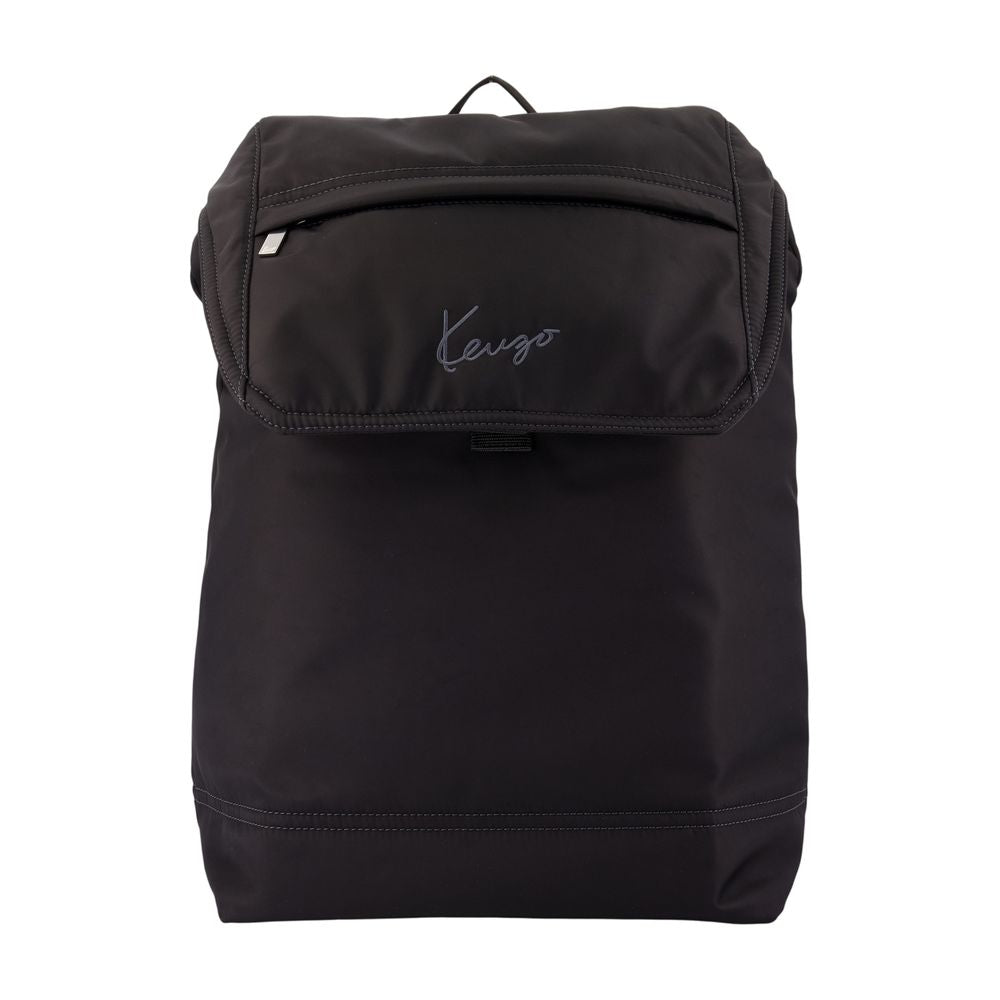 Rucksack - Kenzo - Nylon - Schwarz
