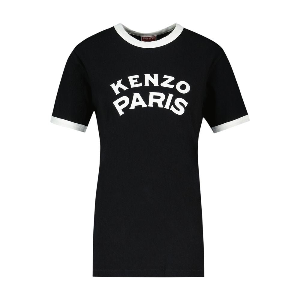 T-Shirt Gots Paris – Kenzo – Baumwolle – Schwarz