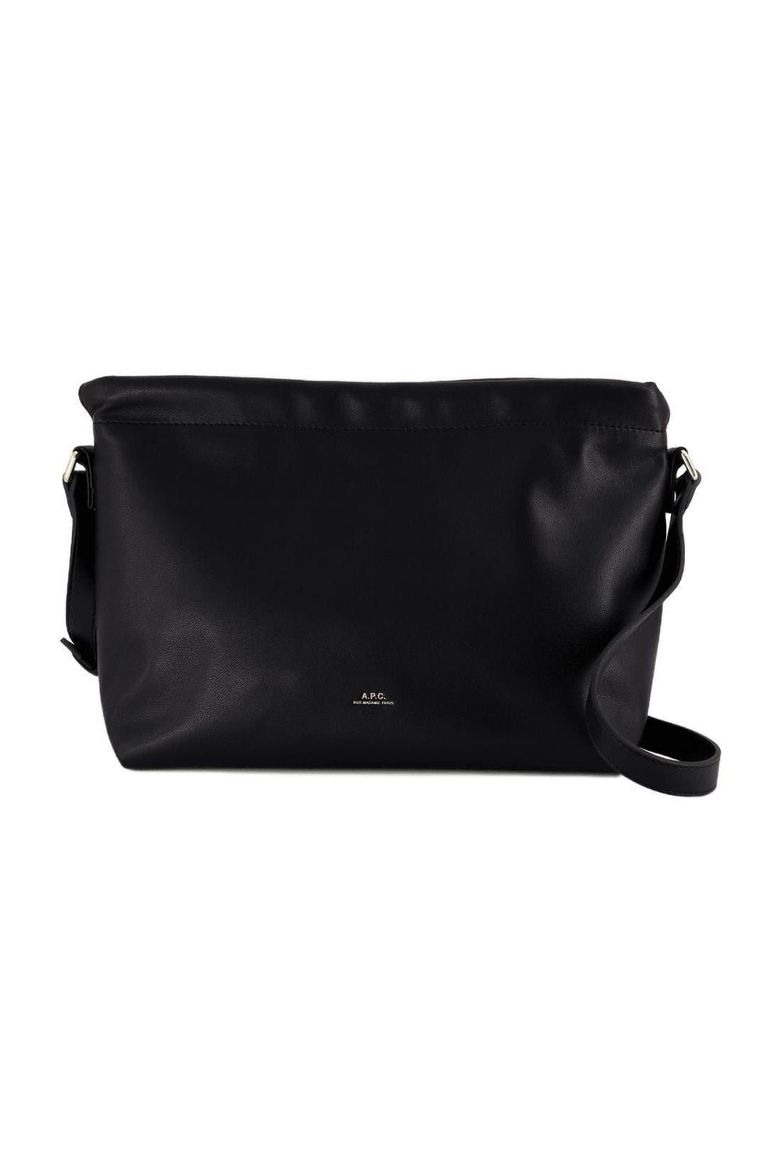 A.P.C.-Ninon Tasche - A.P.C - Synthetik - Schwarz-Taschen-Black-Deal-Outlet-by-ARCHIVIST