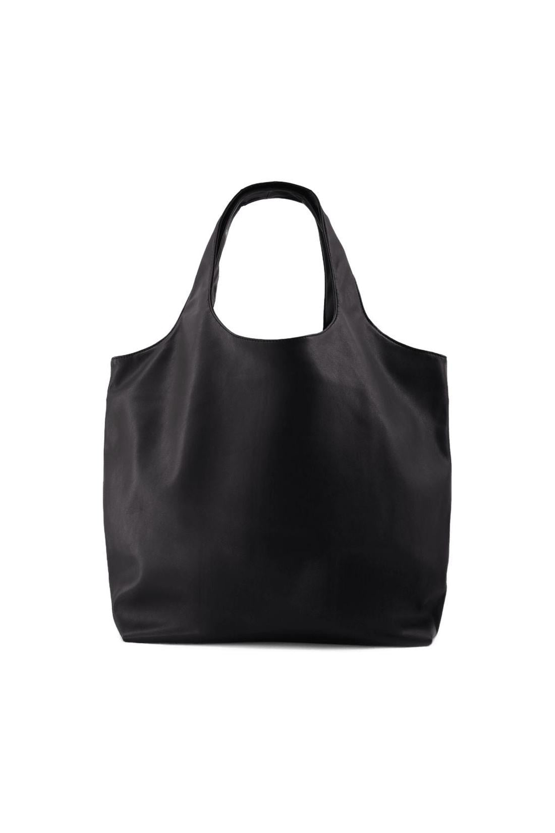 A.P.C.-Tote Ninon - A.P.C. - Kunstleder - Schwarz-Taschen-Black-Deal-Outlet-by-ARCHIVIST