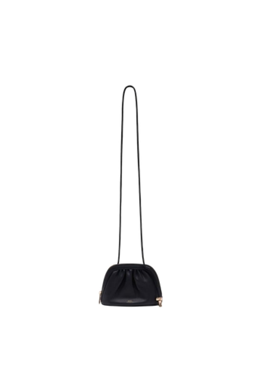 A.P.C.-Ninon Small Schultertasche - A.P.C. - Synthetik - Schwarz-Taschen-Black-Deal-Outlet-by-ARCHIVIST