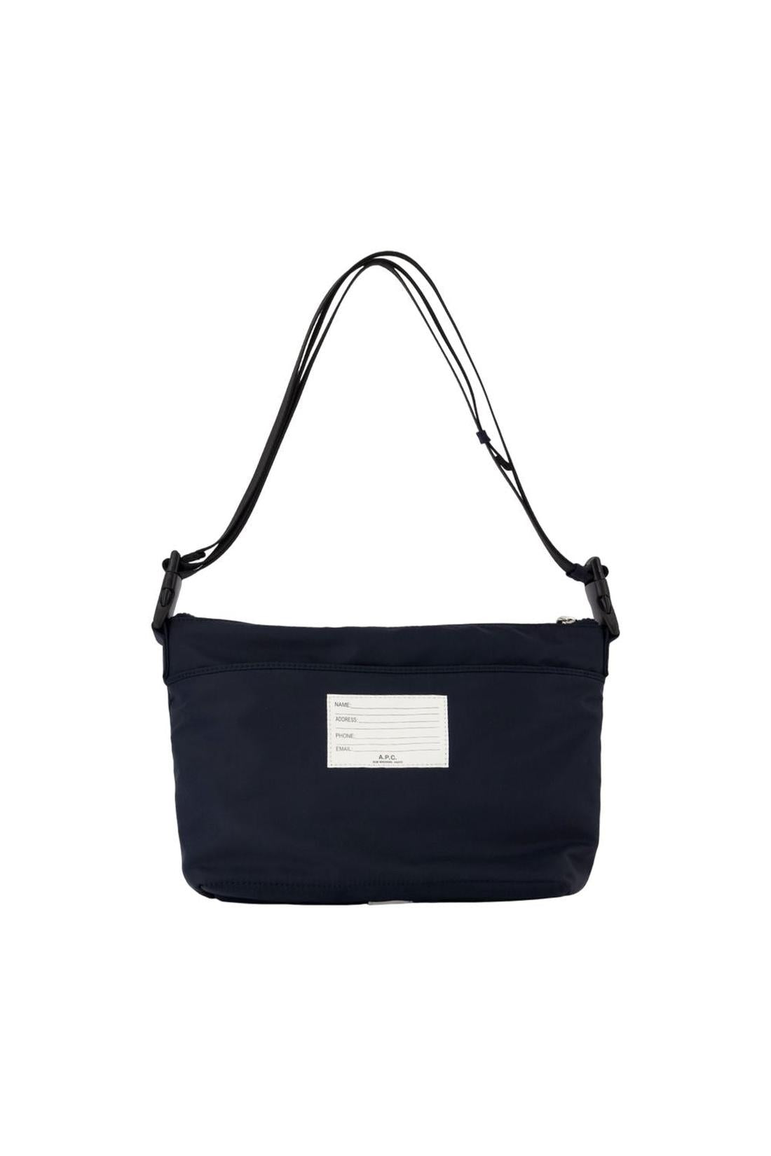 A.P.C.-Trek Schultertasche - A.P.C. - Nylon - Blau-Taschen-Black-Deal-Outlet-by-ARCHIVIST