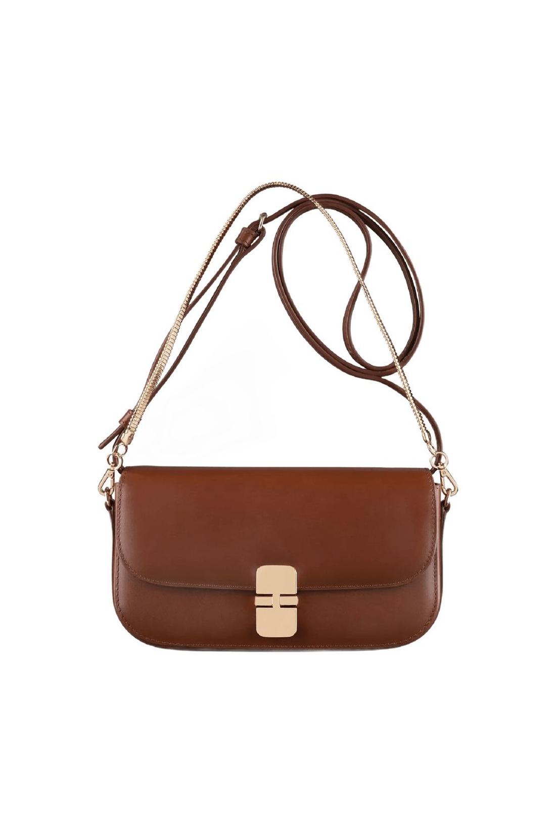 Pochette Grace Chaine - APC - Leather - Brown