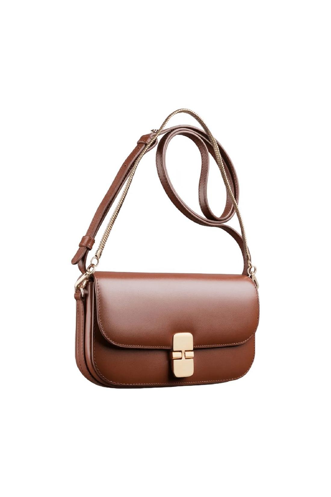 Pochette Grace Chaine - APC - Leather - Brown