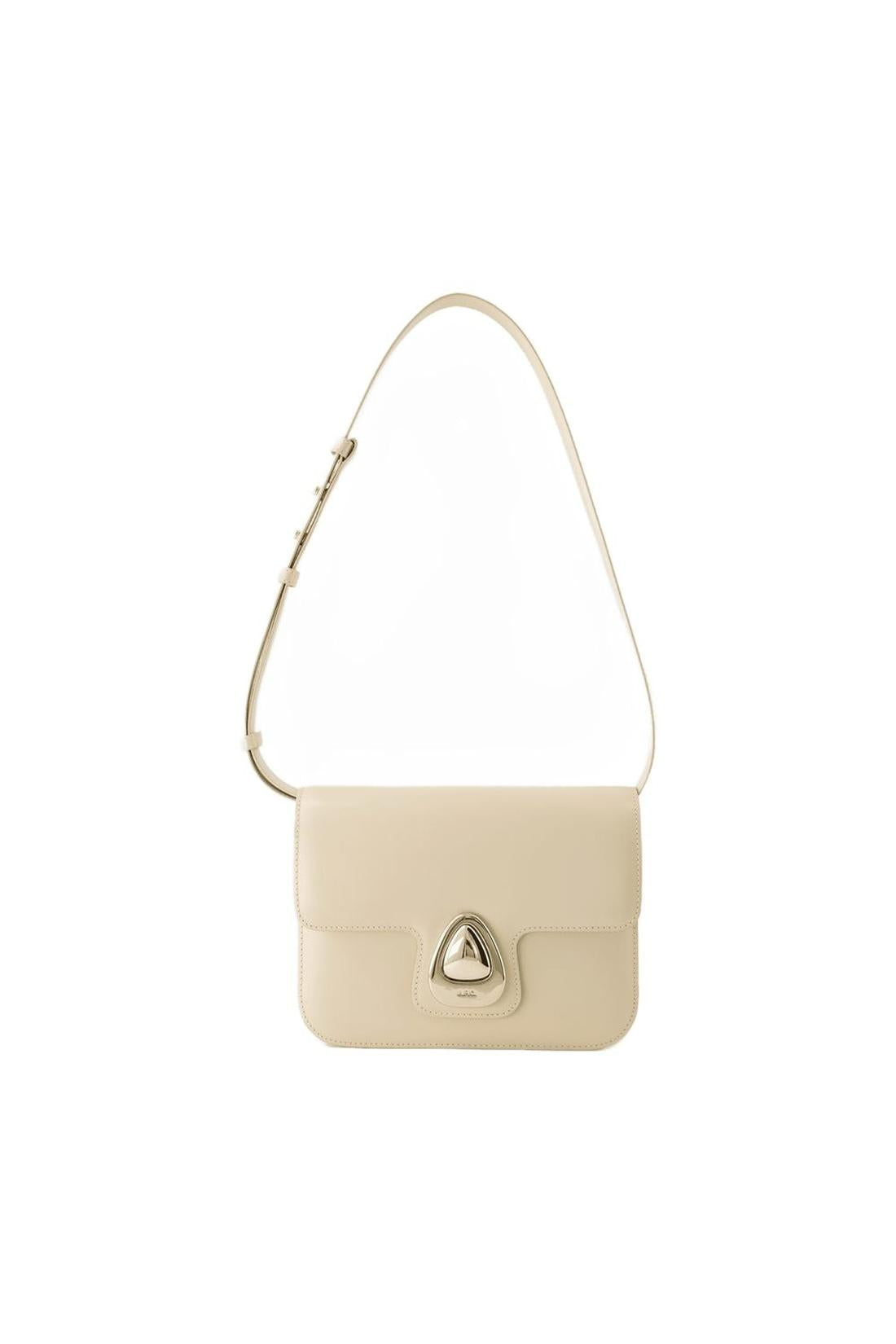 Astra Schultertasche Small - A.P.C. - Leder - Beige