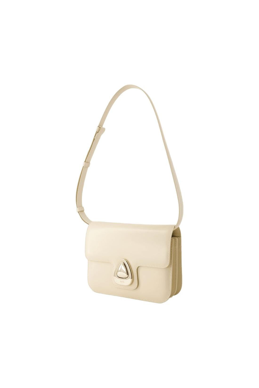 Astra Schultertasche Small - A.P.C. - Leder - Beige