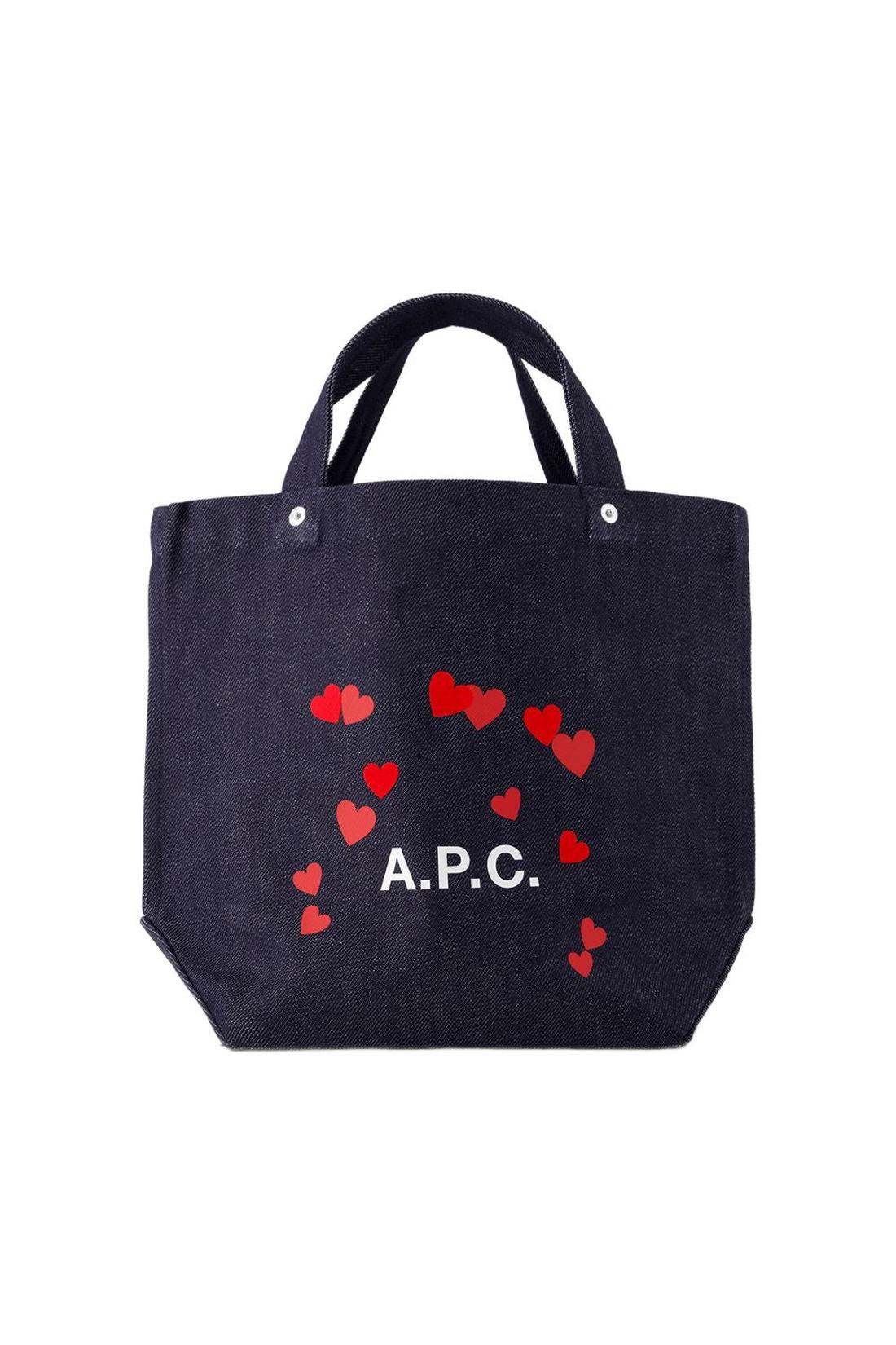 Thais Mini Blondie Einkaufstasche - A.P.C. - Baumwolle - Blau