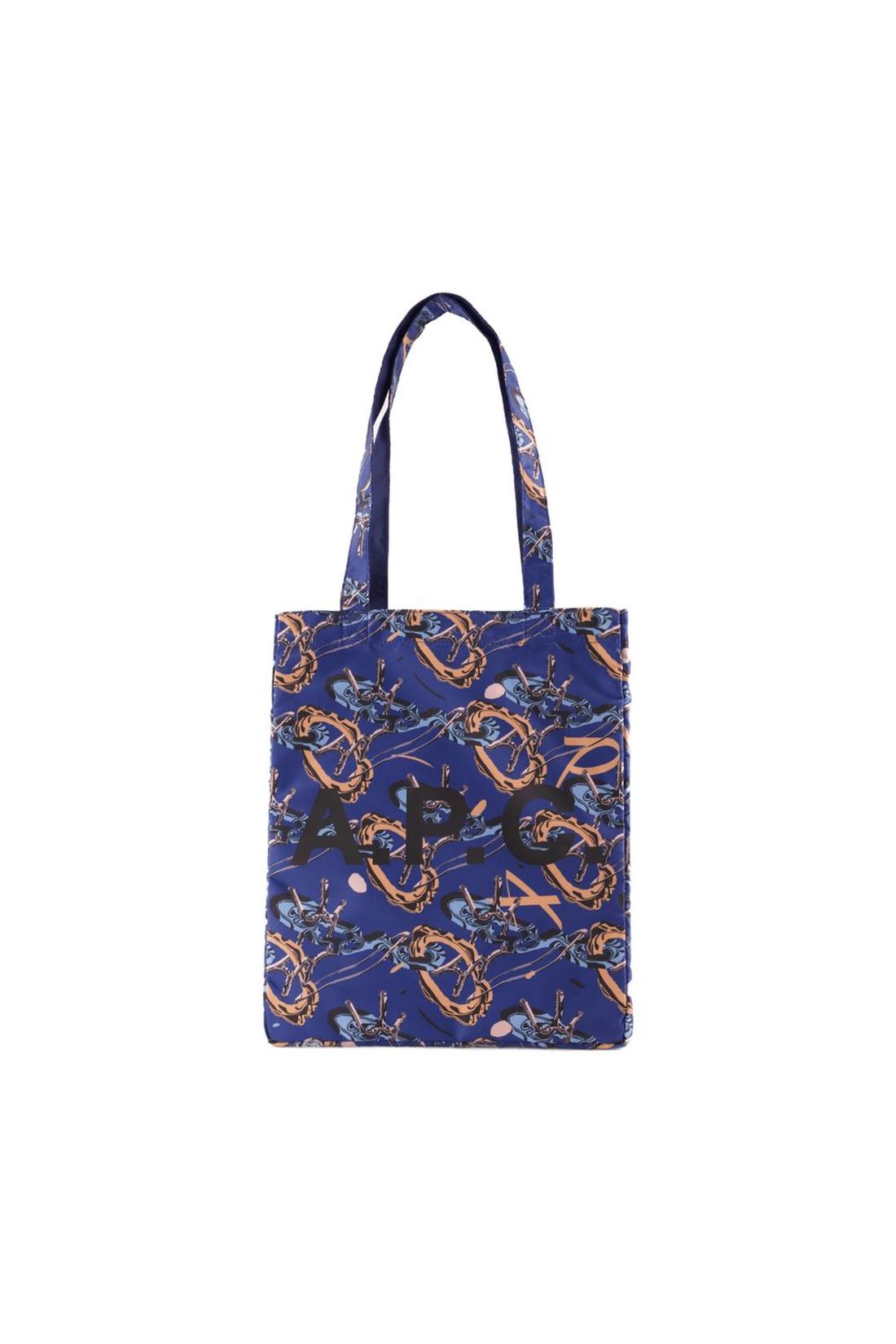 Cabas Lou Reversible - A.P.C. - Synthetik - Blau