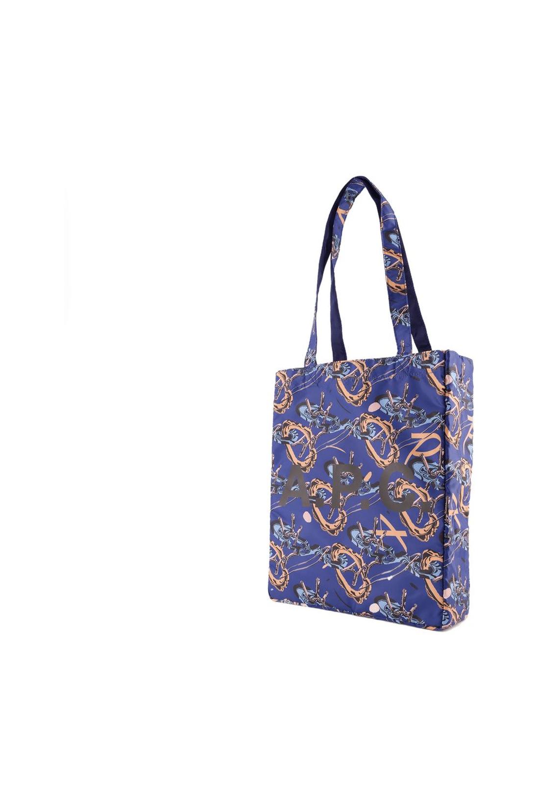 Cabas Lou Reversible - A.P.C. - Synthetik - Blau