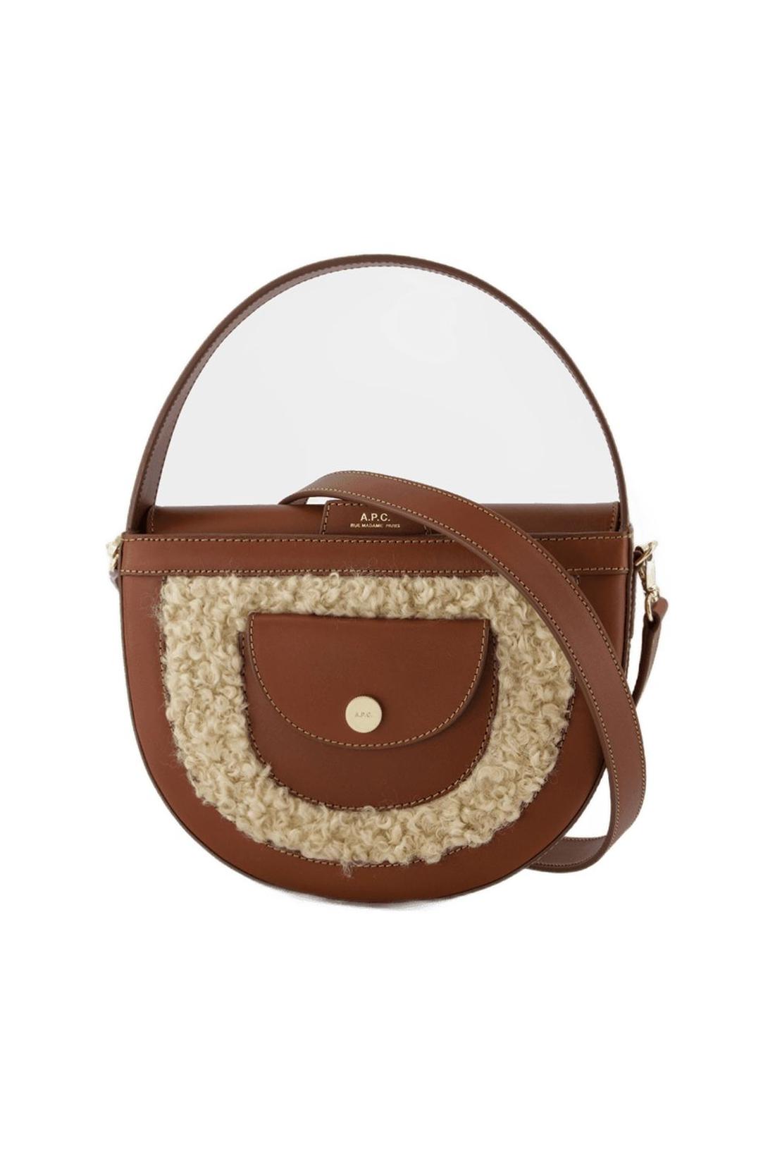 Pocket Small Schultertasche - A.P.C. - Synthetik - Haselnussbraun