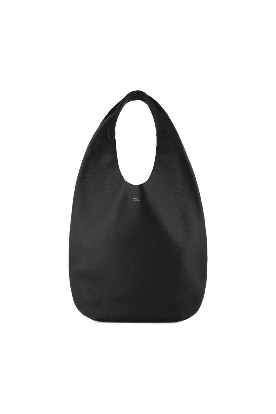 A.P.C.-Le Neige Schultertasche - A.P.C. - Leder - Schwarz-Taschen-Black-Deal-Outlet-by-ARCHIVIST
