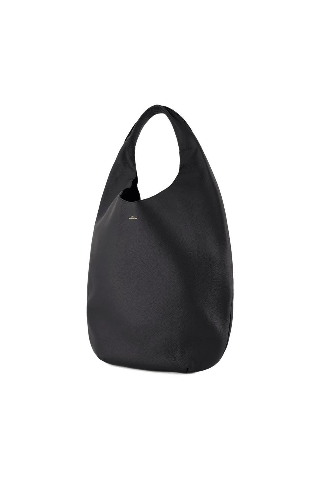 A.P.C.-Le Neige Schultertasche - A.P.C. - Leder - Schwarz-Taschen-Black-Deal-Outlet-by-ARCHIVIST