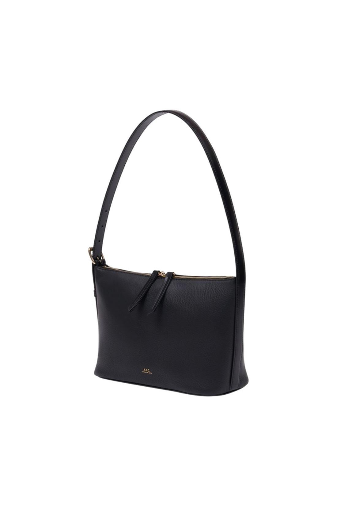 A.P.C.-Schultertasche Vera - A.P.C. - Leder - Schwarz-Taschen-Black-Deal-Outlet-by-ARCHIVIST