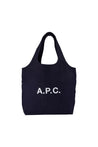 A.P.C.-Einkaufstasche Ninon - A.P.C. - Baumwolle - Blau-Taschen-Black-Deal-Outlet-by-ARCHIVIST